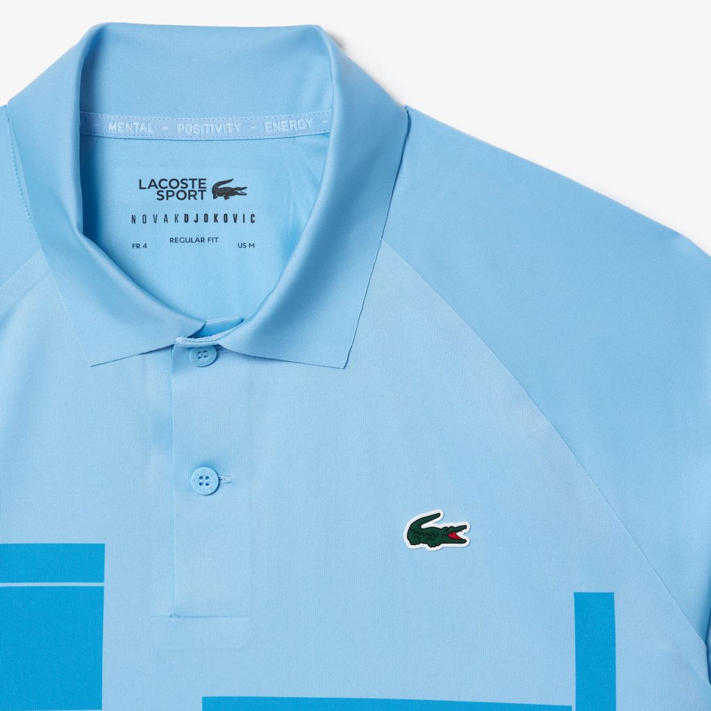 Áo Polo Tennis Nam Lacoste x Novak Djokovic Dáng Suông Phiên Bản Dành Cho Người Chơi