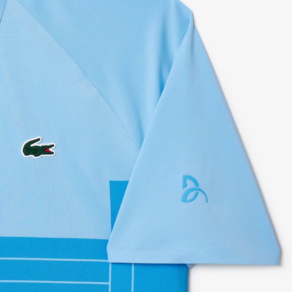 Áo Polo Tennis Nam Lacoste x Novak Djokovic Dáng Suông Phiên Bản Dành Cho Người Chơi