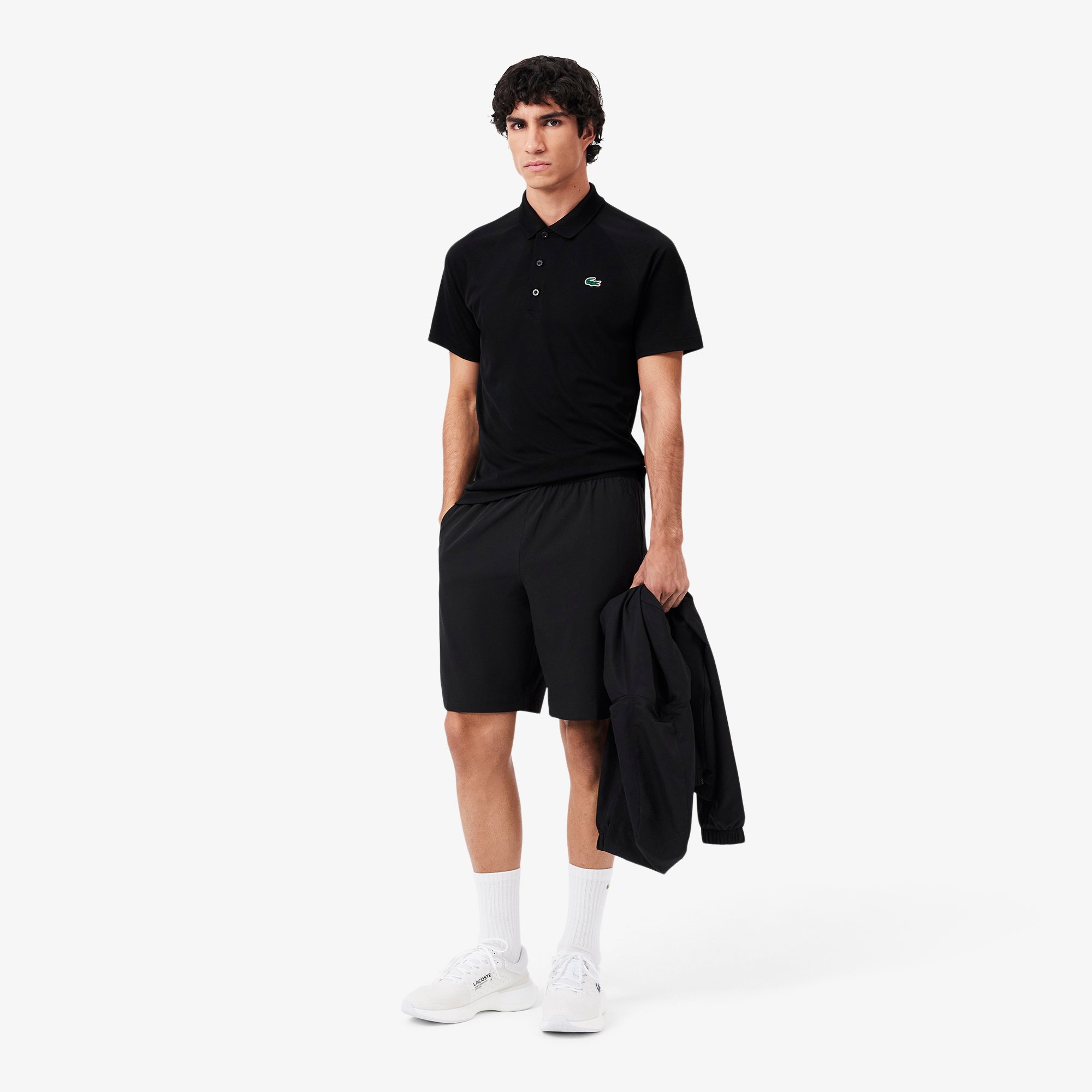 Áo Polo Golf Lacoste Nam Dáng Suông Chống Tia UV