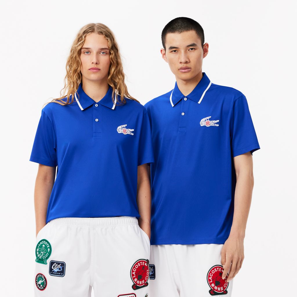 Áo Polo Lacoste Nam Dáng Rộng Lacoste x CLOT Công Nghệ Ultra Dry