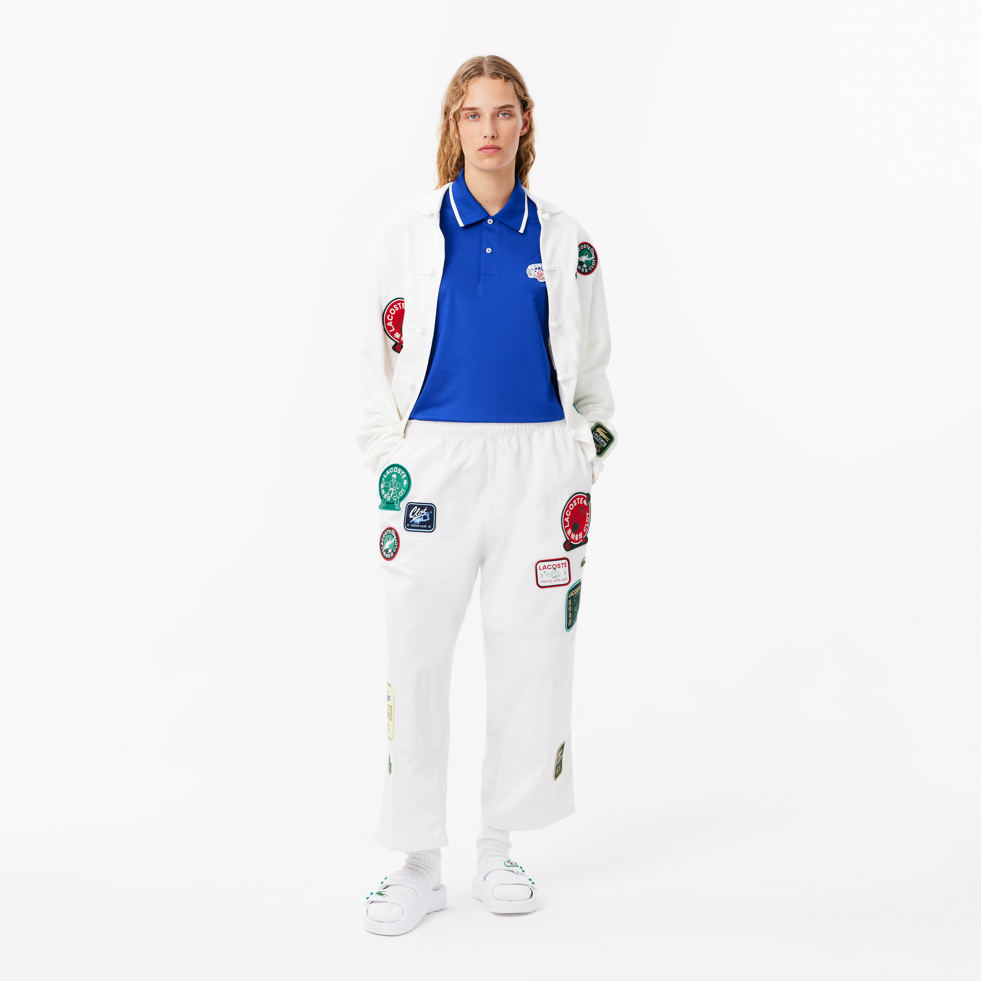 Áo Polo Lacoste Nam Dáng Rộng Lacoste x CLOT Công Nghệ Ultra Dry