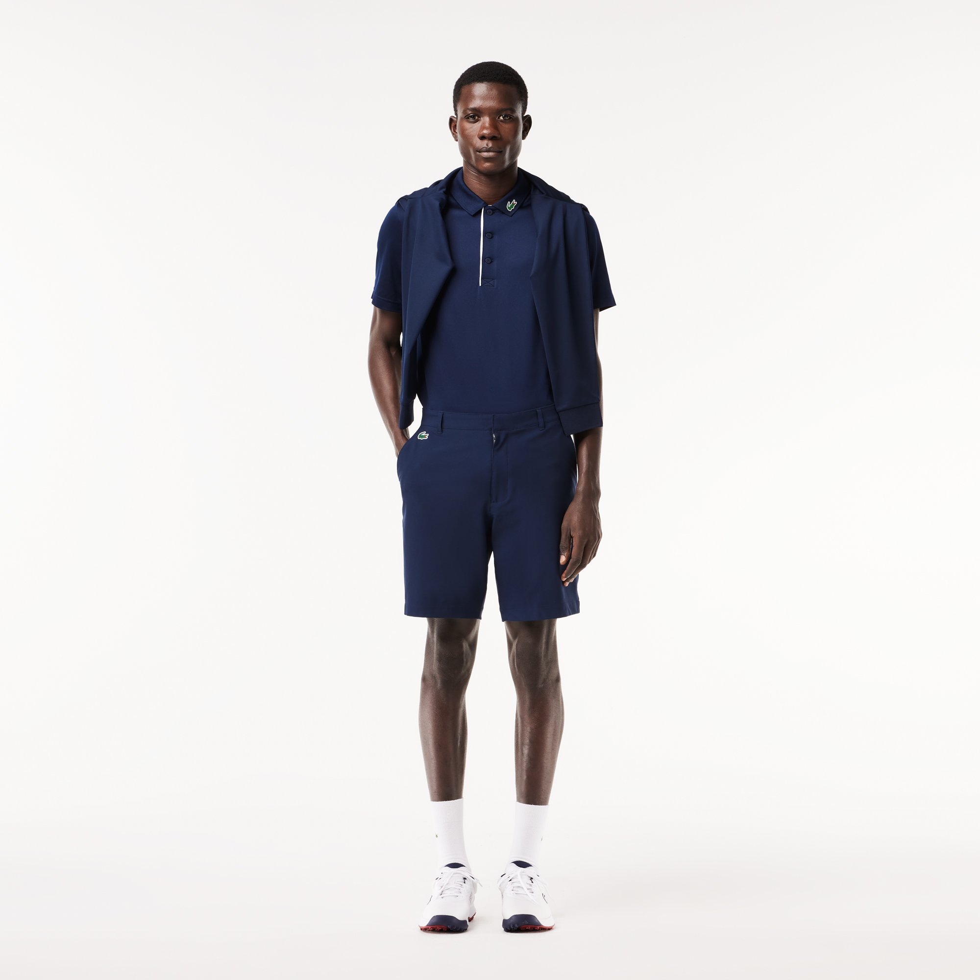 Áo Polo Golf Lacoste Nam Dáng Suông Chống Tia UV