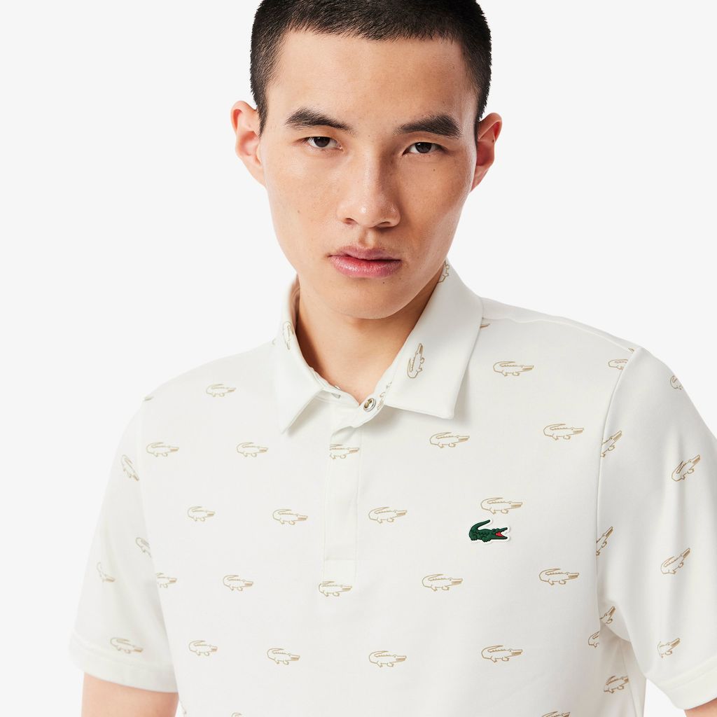 Áo Polo Golf Lacoste Nam Dáng Suông Chống Tia UV