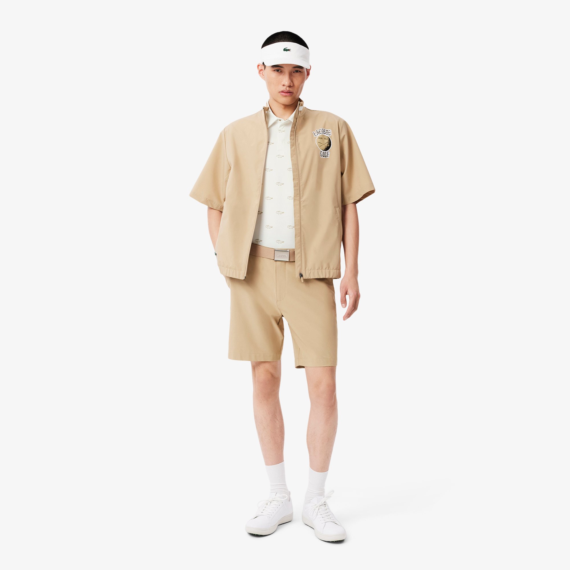 Áo Polo Golf Lacoste Nam Dáng Suông Chống Tia UV