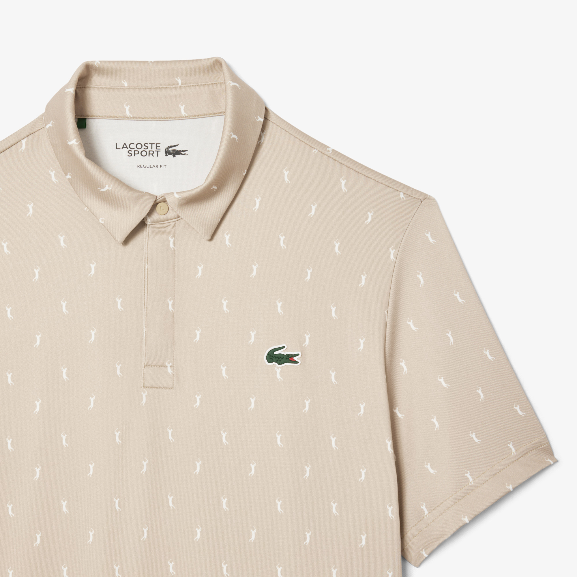 Áo Polo Golf Lacoste Nam Dáng Suông Chống Tia UV
