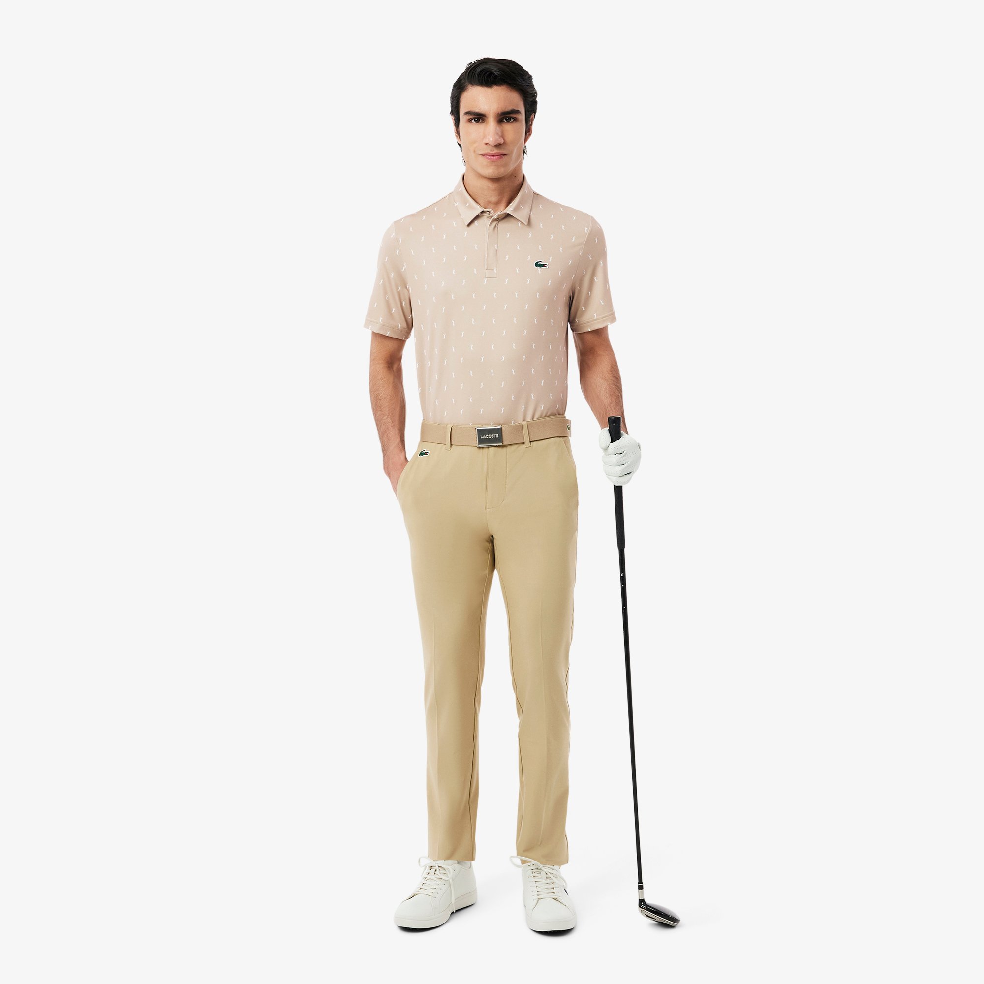Áo Polo Golf Lacoste Nam Dáng Suông Chống Tia UV