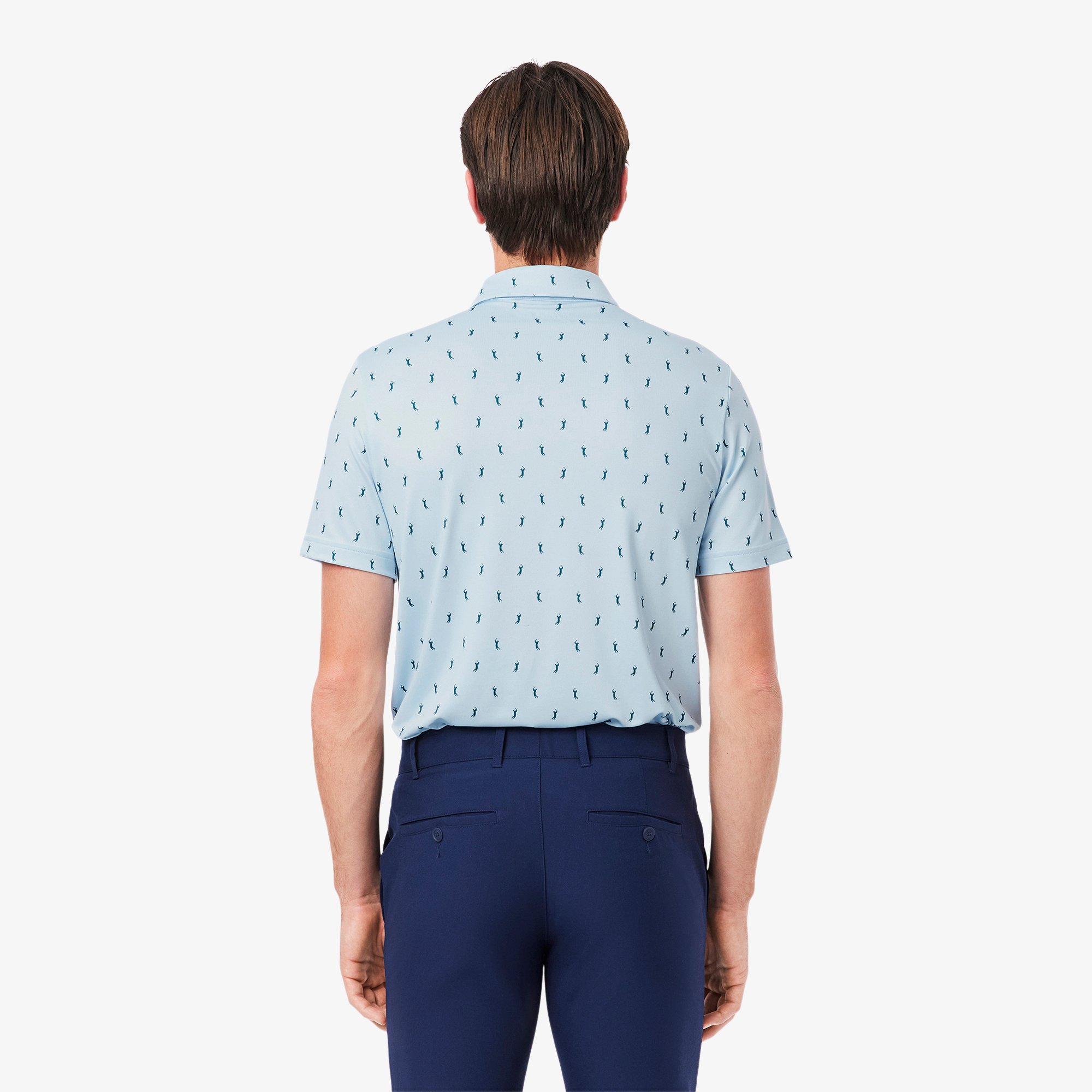 Áo Polo Golf Lacoste Nam Dáng Suông Chống Tia UV