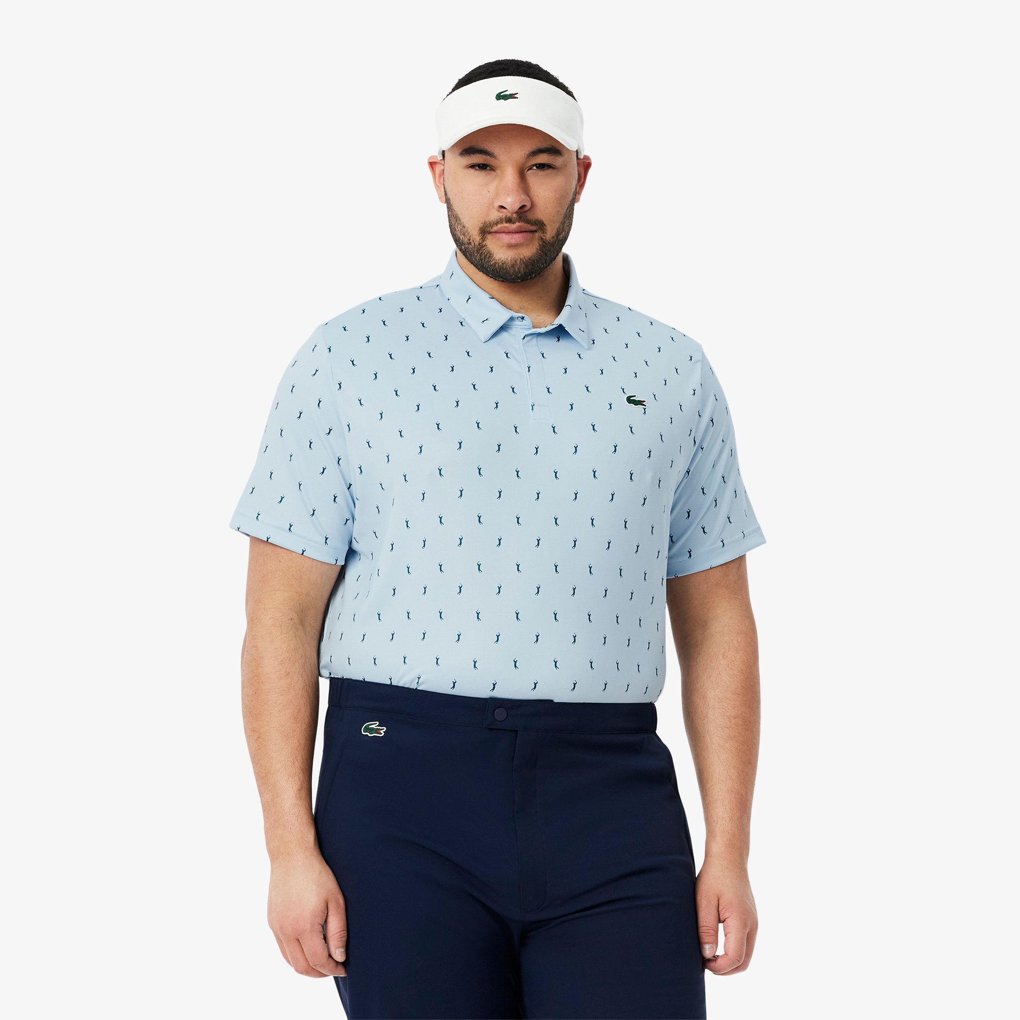 Áo Polo Golf Lacoste Nam Dáng Suông Chống Tia UV