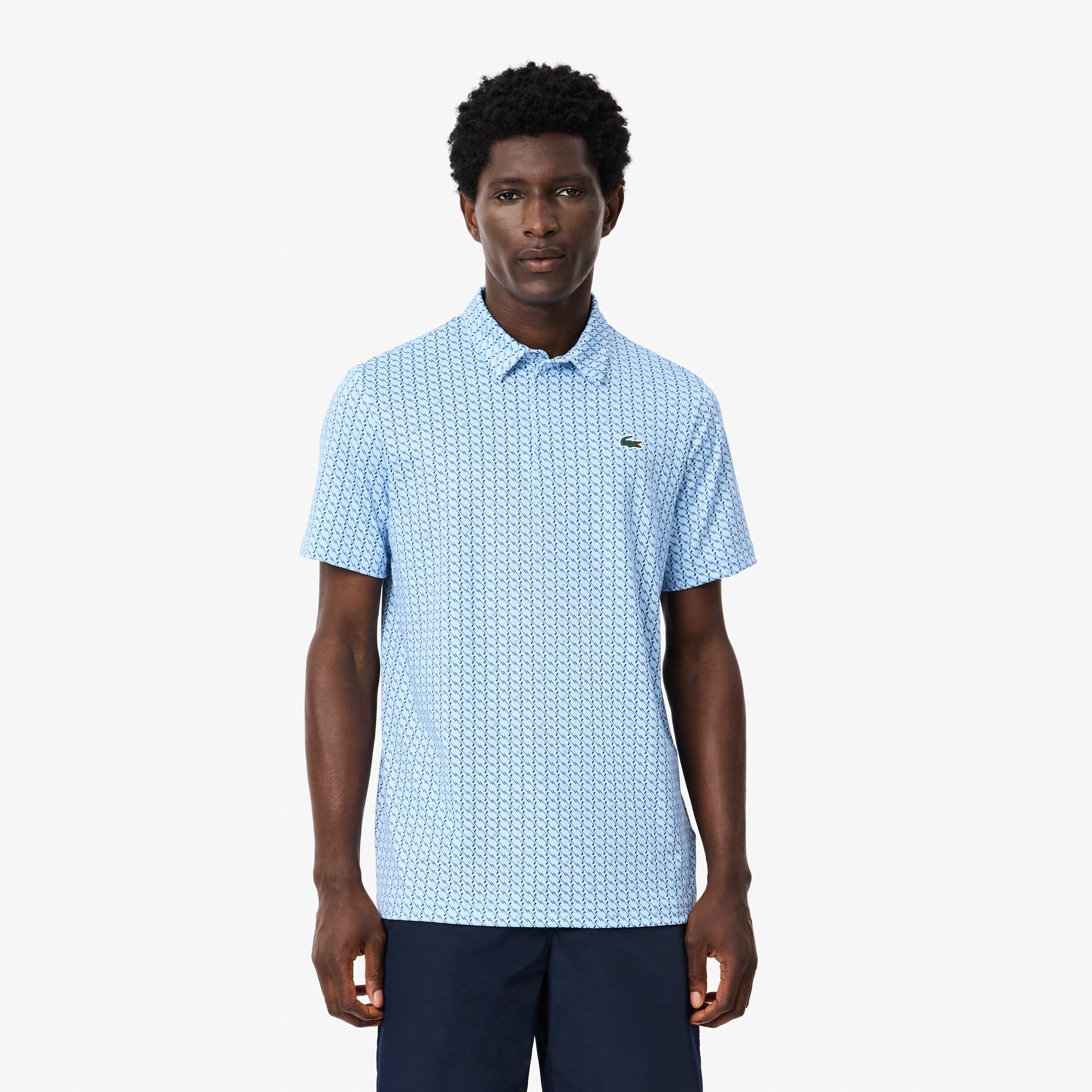 Áo Polo Golf Lacoste Nam Dáng Suông Chống Tia UV