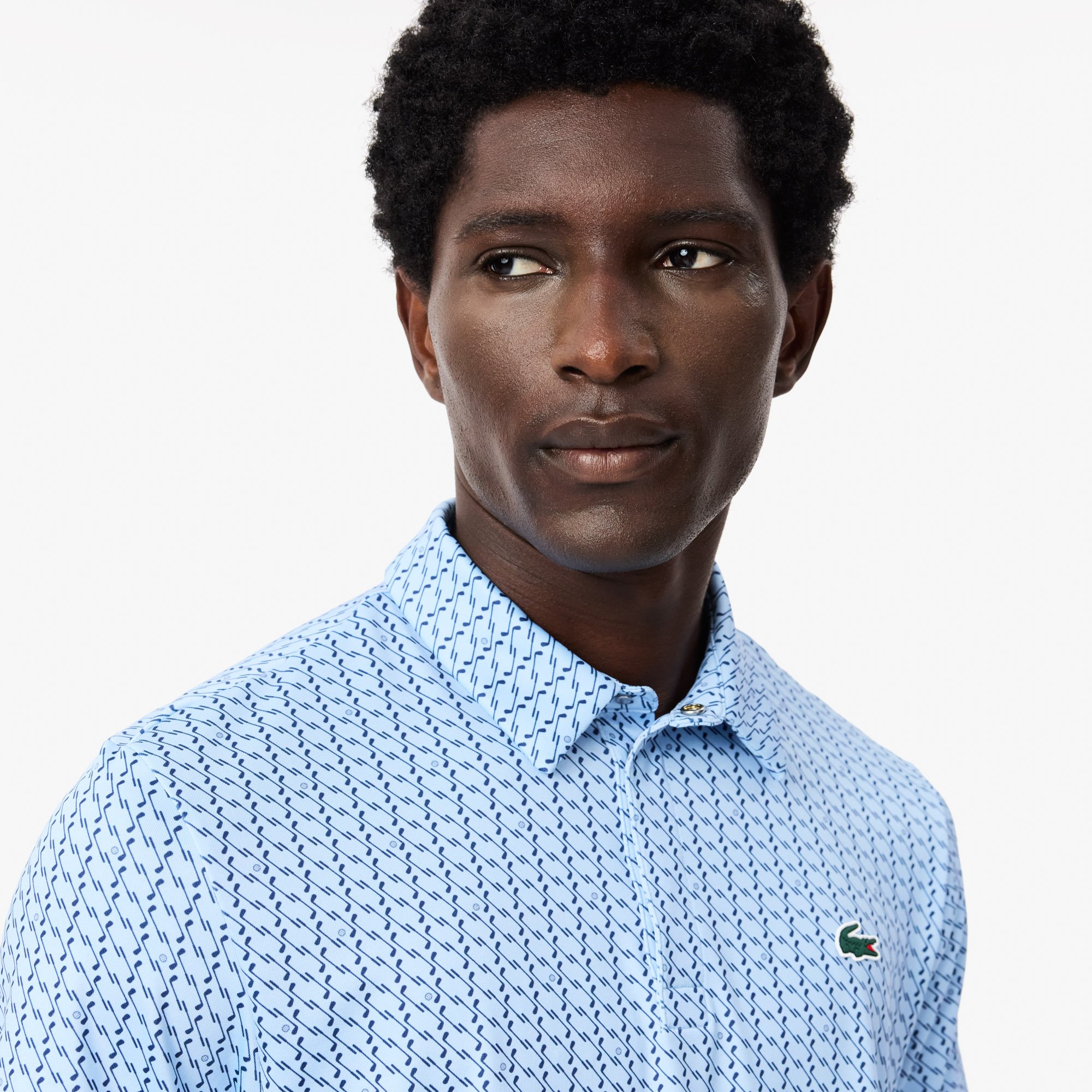 Áo Polo Golf Lacoste Nam Dáng Suông Chống Tia UV