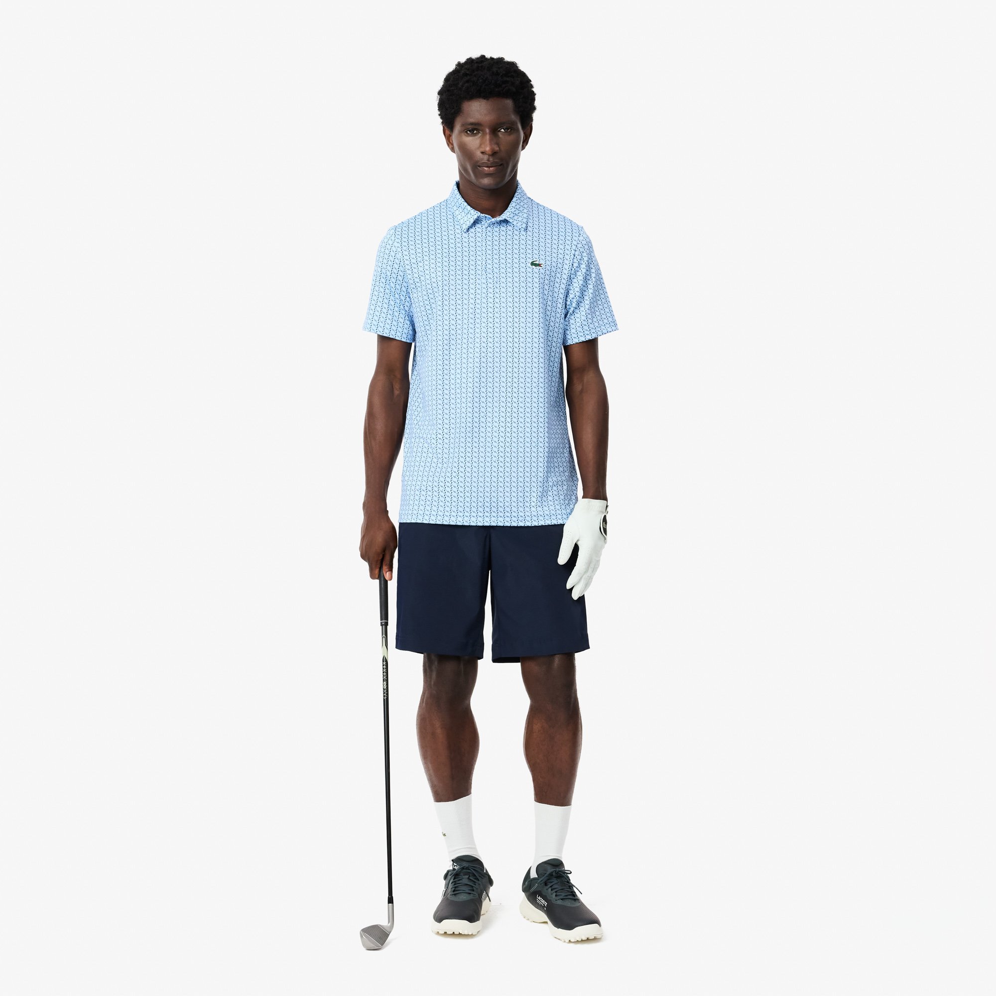 Áo Polo Golf Lacoste Nam Dáng Suông Chống Tia UV