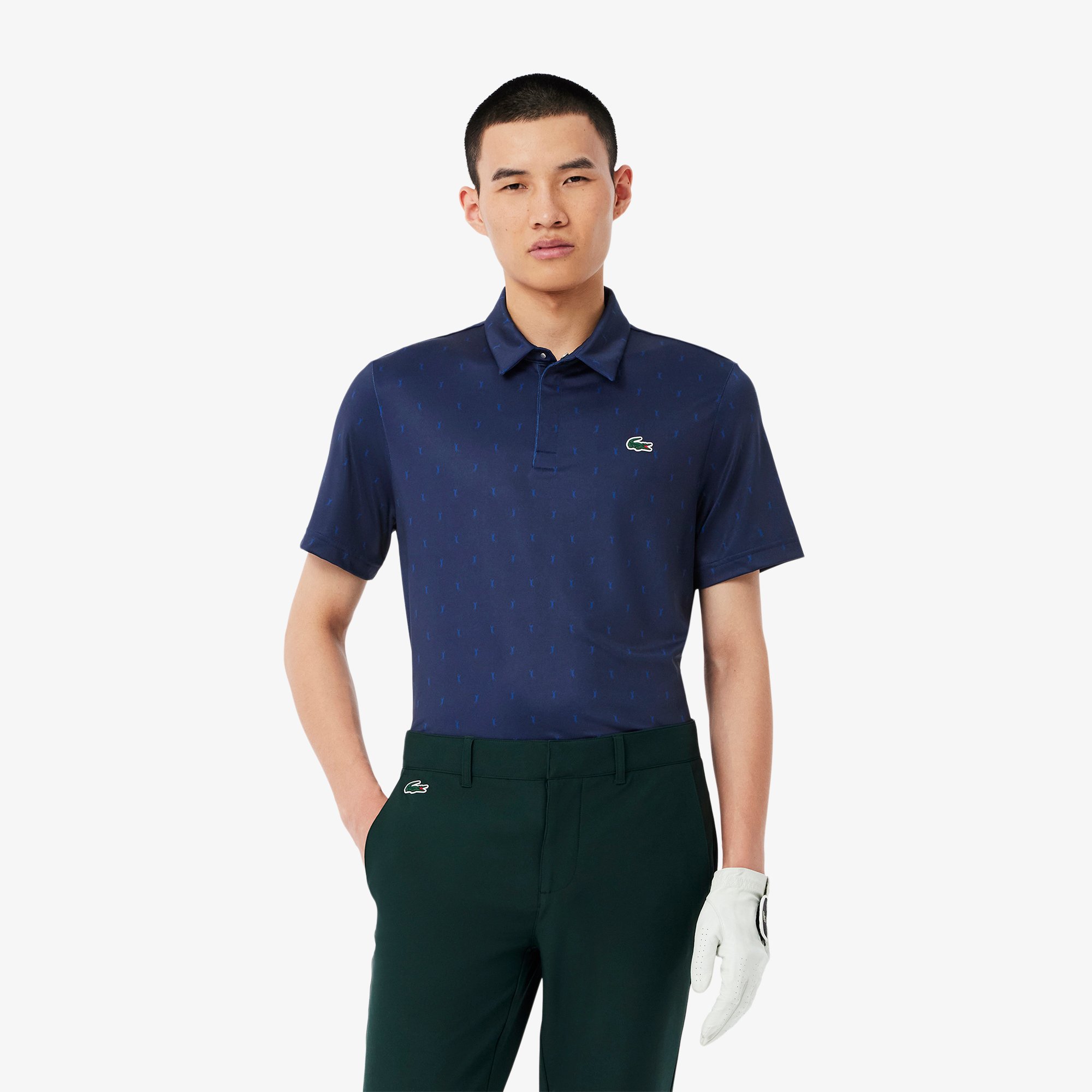 Áo Polo Golf Lacoste Nam Dáng Suông Chống Tia UV