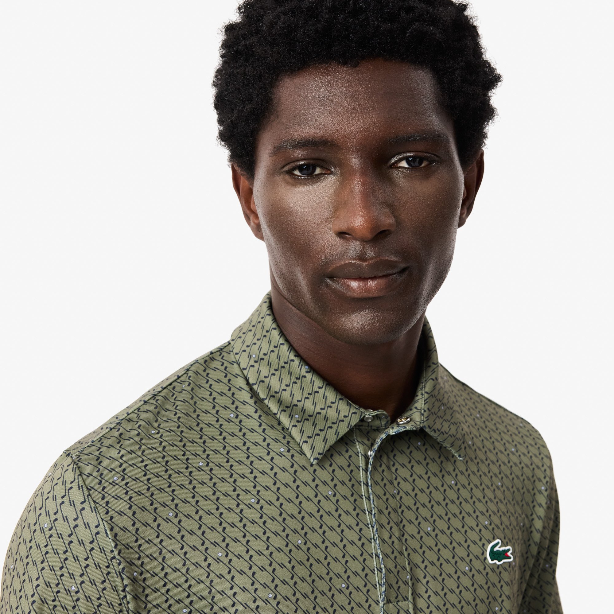 Áo Polo Golf Lacoste Nam Dáng Suông Chống Tia UV