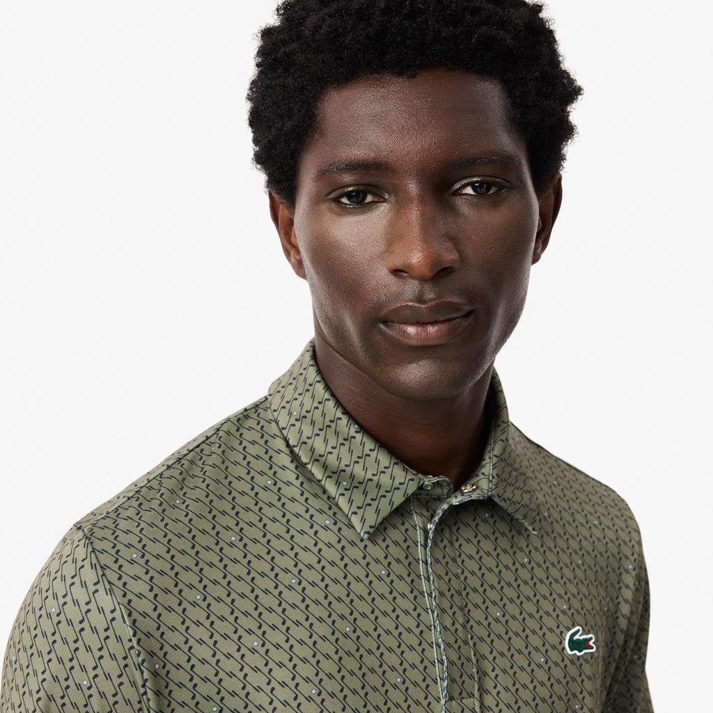Áo Polo Golf Lacoste Nam Dáng Suông Chống Tia UV