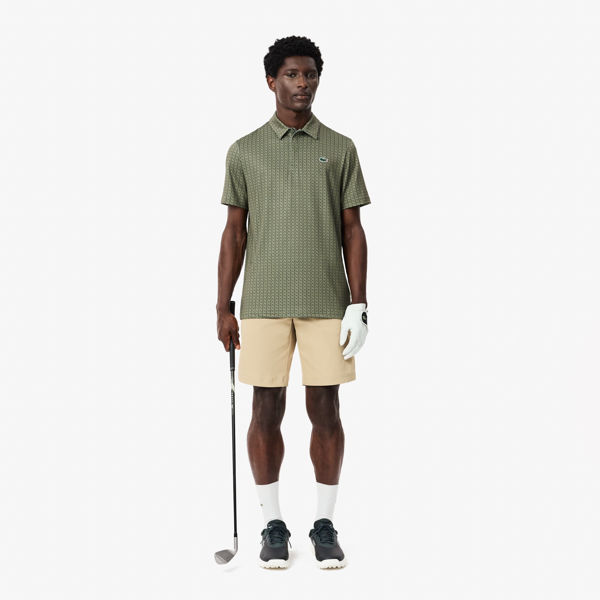 Áo Polo Golf Lacoste Nam Dáng Suông Chống Tia UV