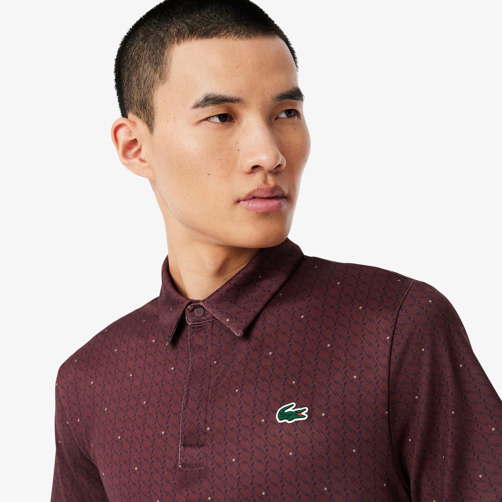 Áo Polo Golf Lacoste Nam Dáng Suông Chống Tia UV