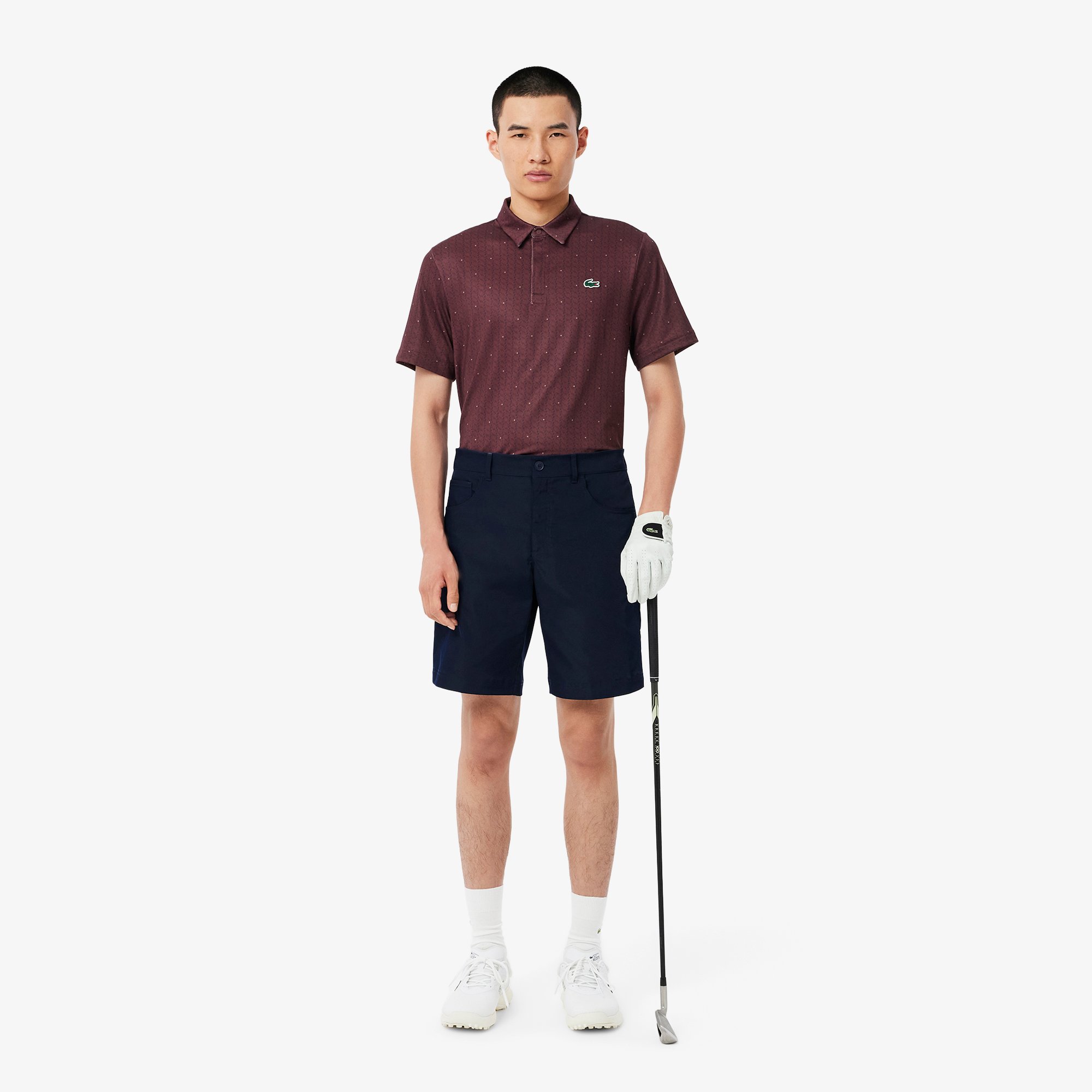 Áo Polo Golf Lacoste Nam Dáng Suông Chống Tia UV