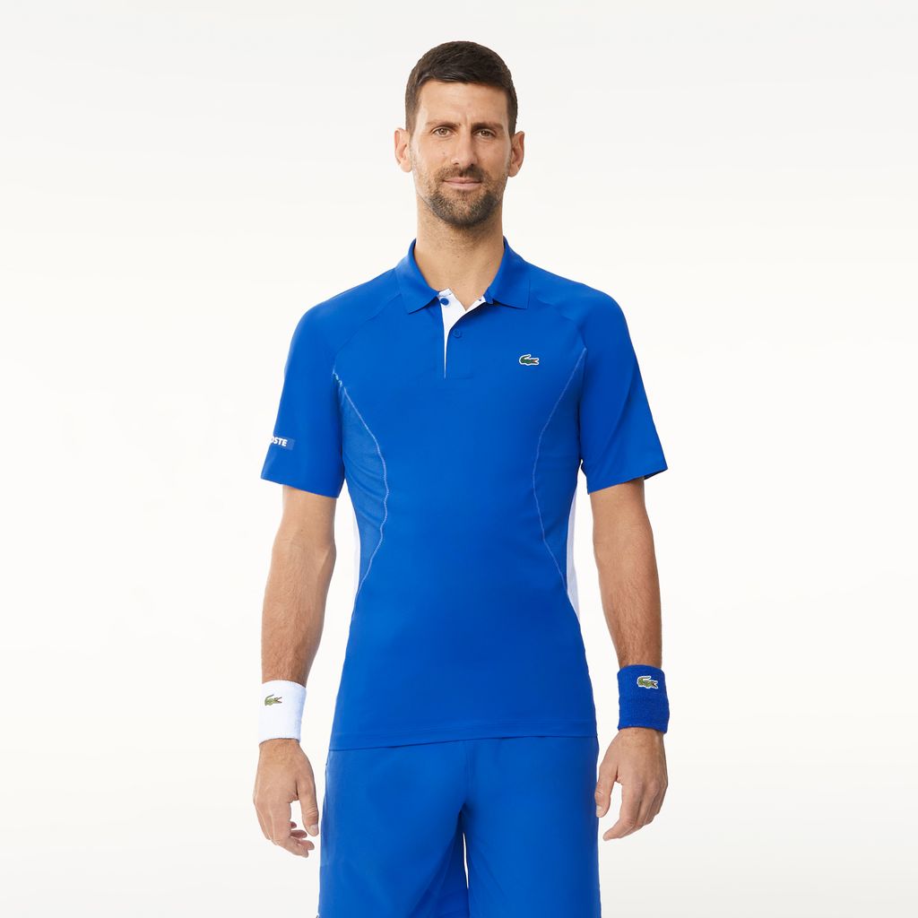 Áo Polo Tennis Lacoste Nam x Novak Djokovic Dáng Suông