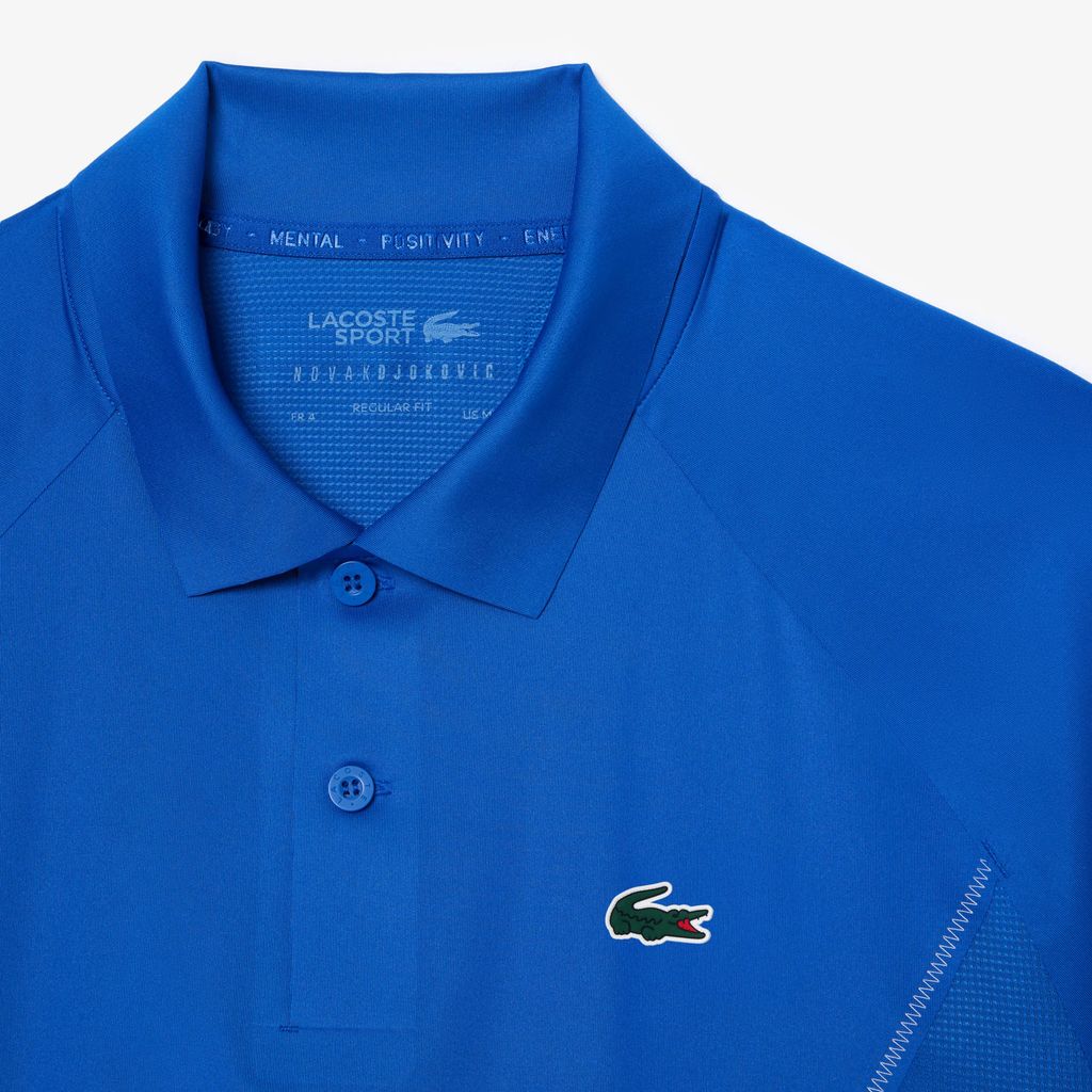Áo Polo Tennis Lacoste Nam x Novak Djokovic Dáng Suông