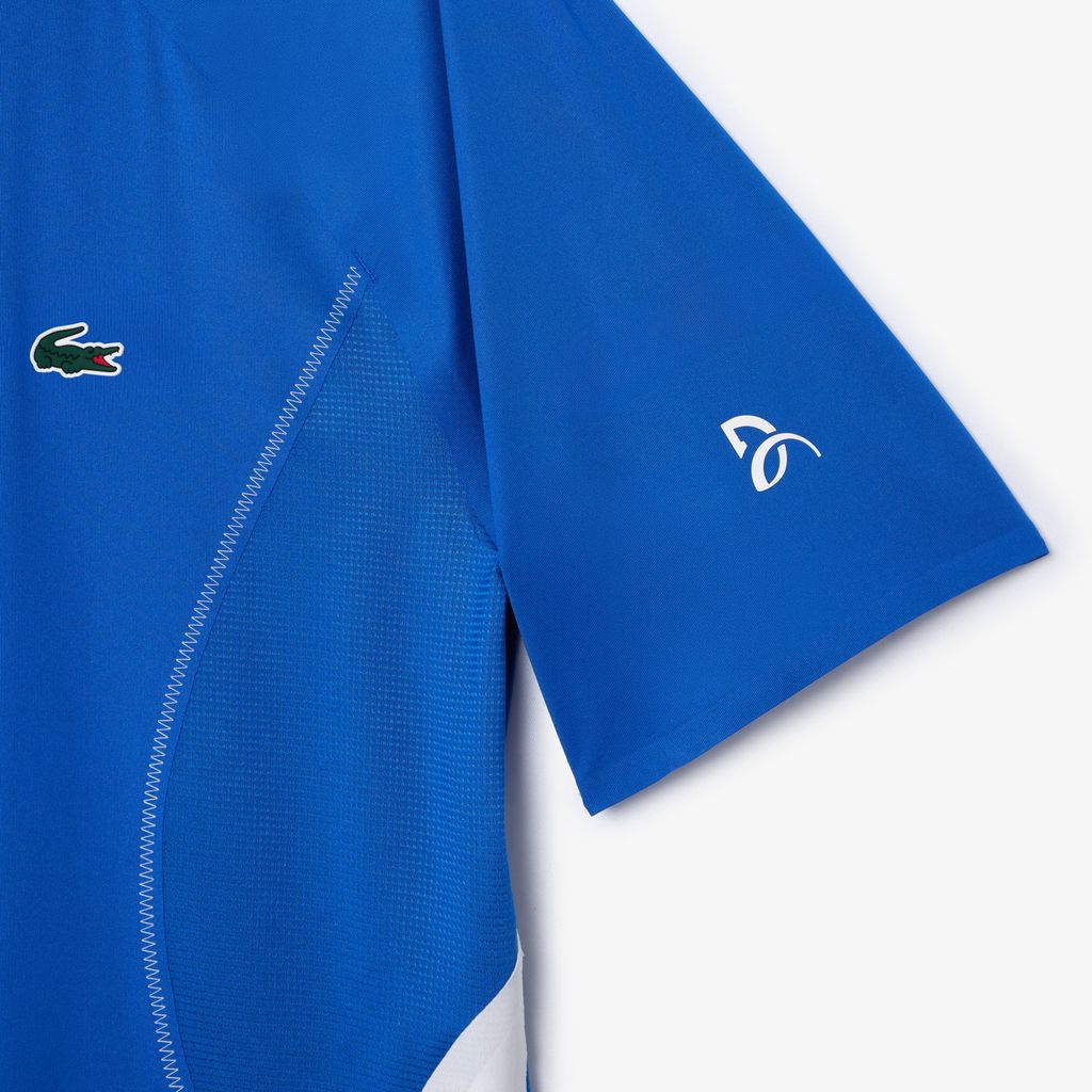 Áo Polo Tennis Lacoste Nam x Novak Djokovic Dáng Suông