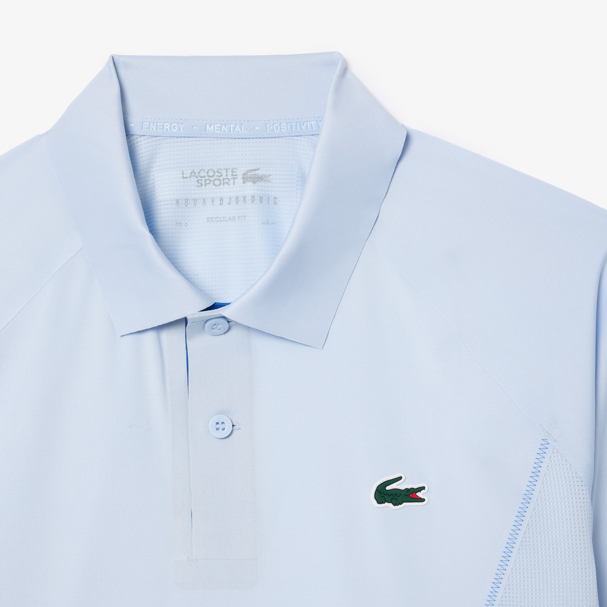 Áo Polo Tennis Lacoste Nam x Novak Djokovic Dáng Suông