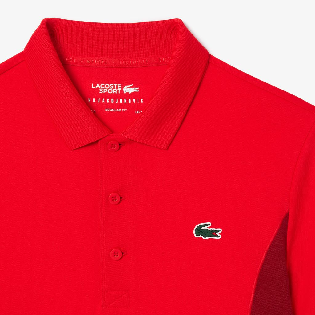 Áo Polo Tennis Lacoste Nam x Novak Djokovic Dáng Suông Phiên Bản Dành Cho Người Hâm Mộ