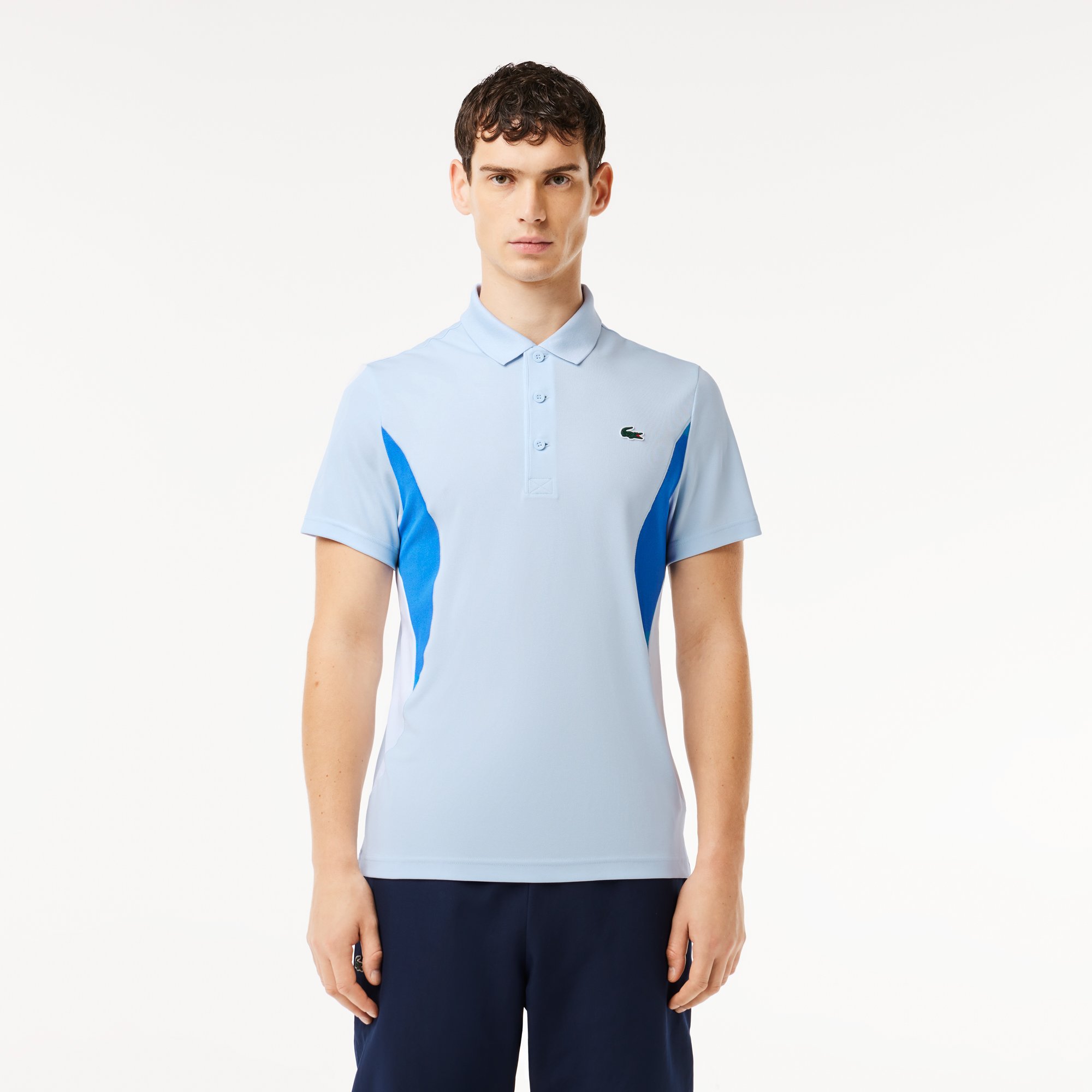 Áo Polo Tennis Lacoste Nam x Novak Djokovic Dáng Suông Phiên Bản Dành Cho Người Hâm Mộ
