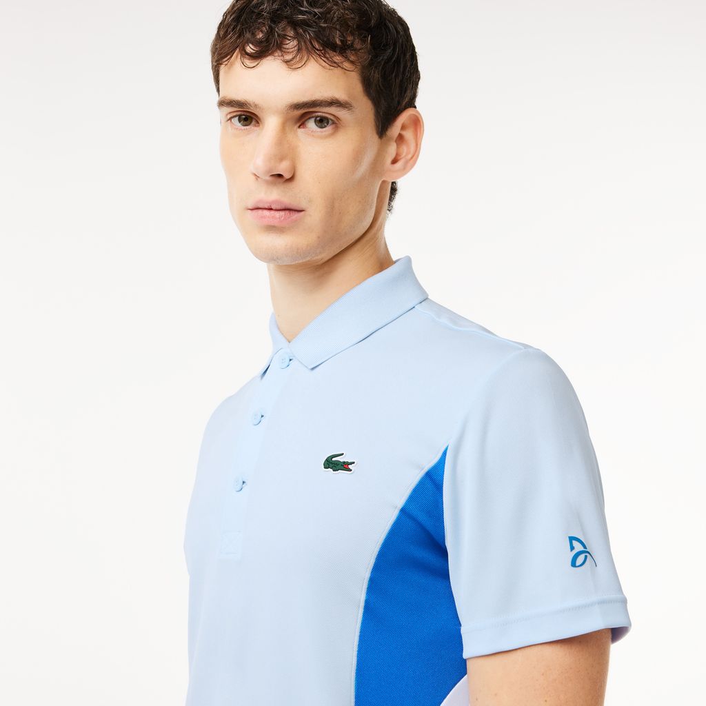 Áo Polo Tennis Lacoste Nam x Novak Djokovic Dáng Suông Phiên Bản Dành Cho Người Hâm Mộ