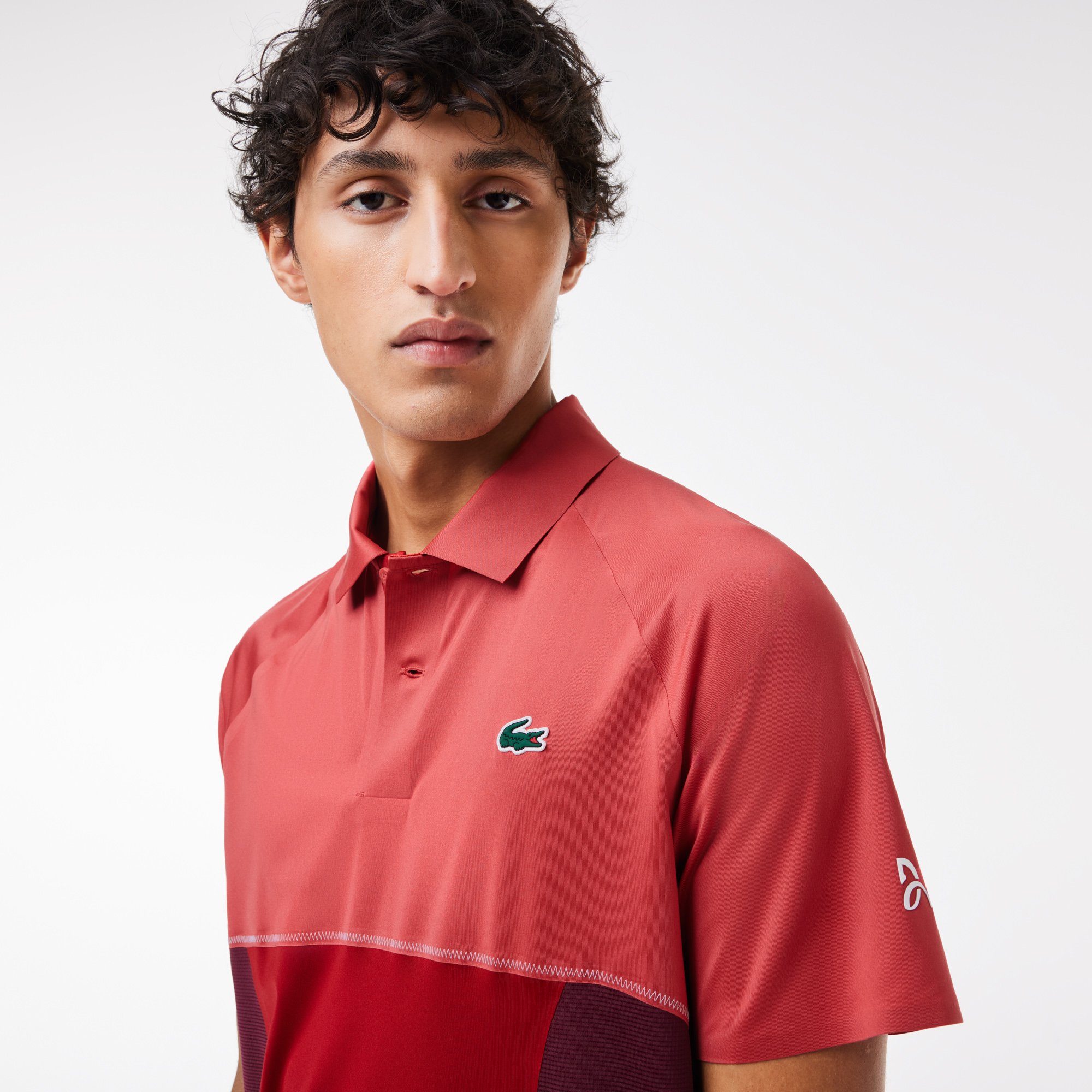 Áo Polo Tennis Lacoste Nam x Novak Djokovic Dáng Suông