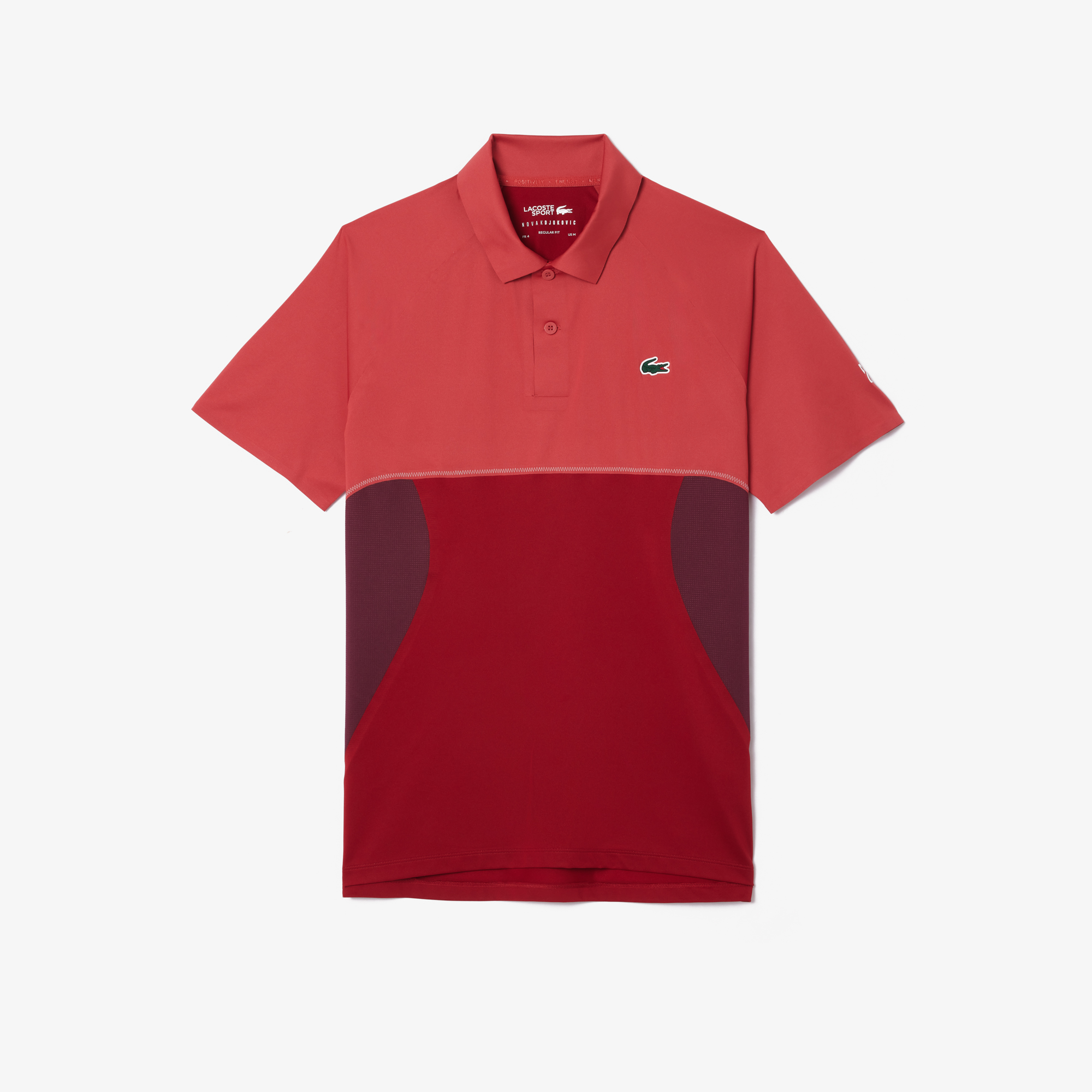 Áo Polo Tennis Lacoste Nam x Novak Djokovic Dáng Suông