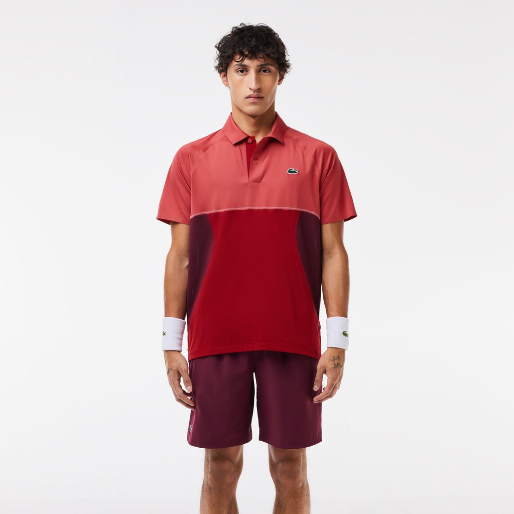 Áo Polo Tennis Lacoste Nam x Novak Djokovic Dáng Suông