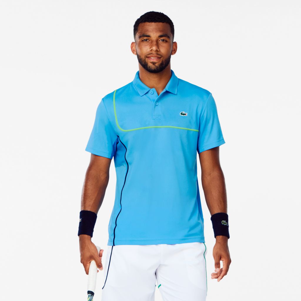 Áo Polo Tennis Lacoste Nam Piqué Dáng Suông Công Nghệ Ultra-Dry