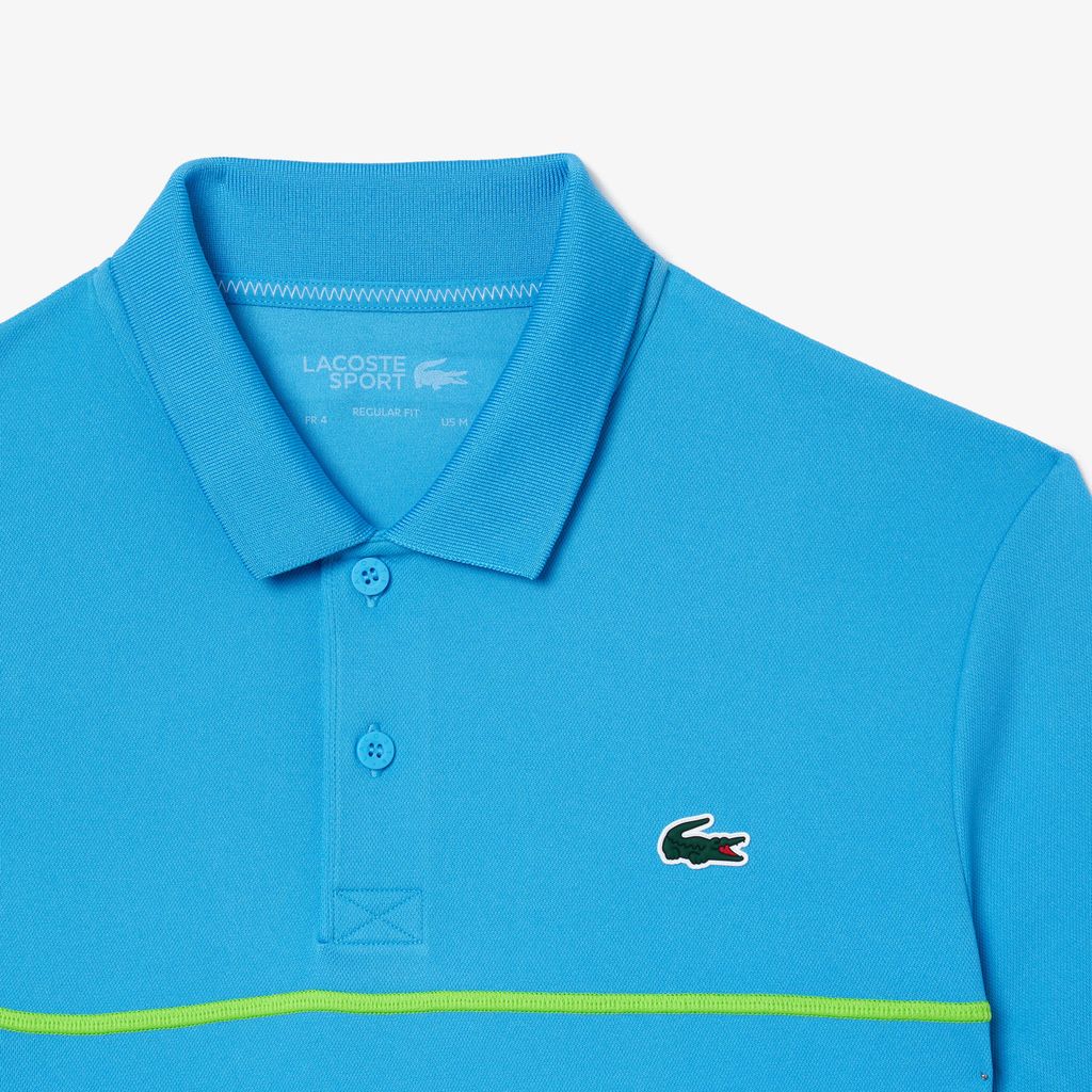 Áo Polo Tennis Lacoste Nam Piqué Dáng Suông Công Nghệ Ultra-Dry