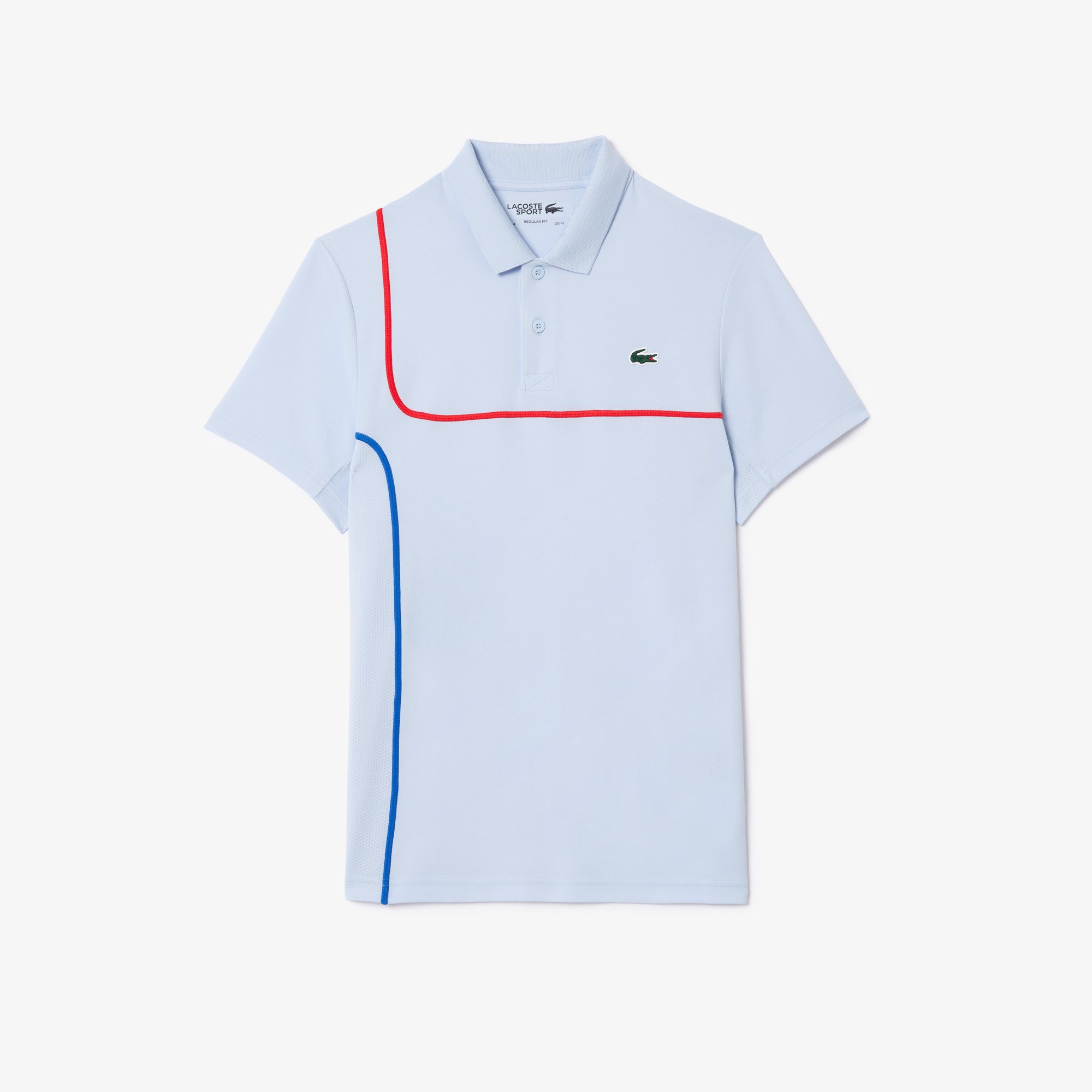Áo Polo Tennis Lacoste Nam Piqué Dáng Suông Công Nghệ Ultra-Dry