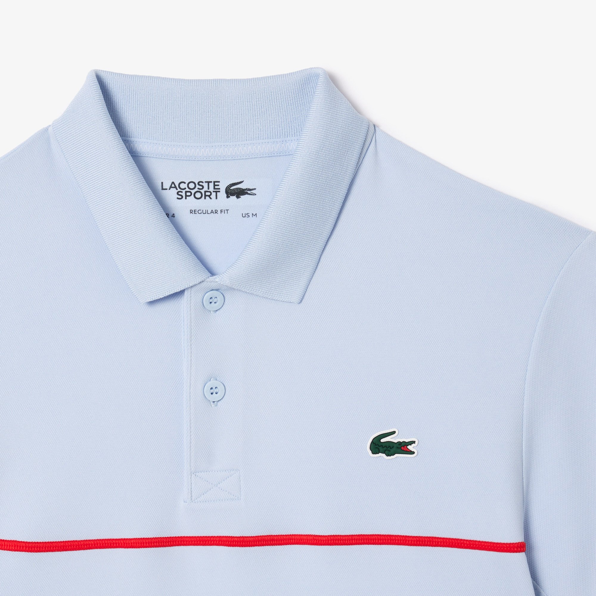 Áo Polo Tennis Lacoste Nam Piqué Dáng Suông Công Nghệ Ultra-Dry