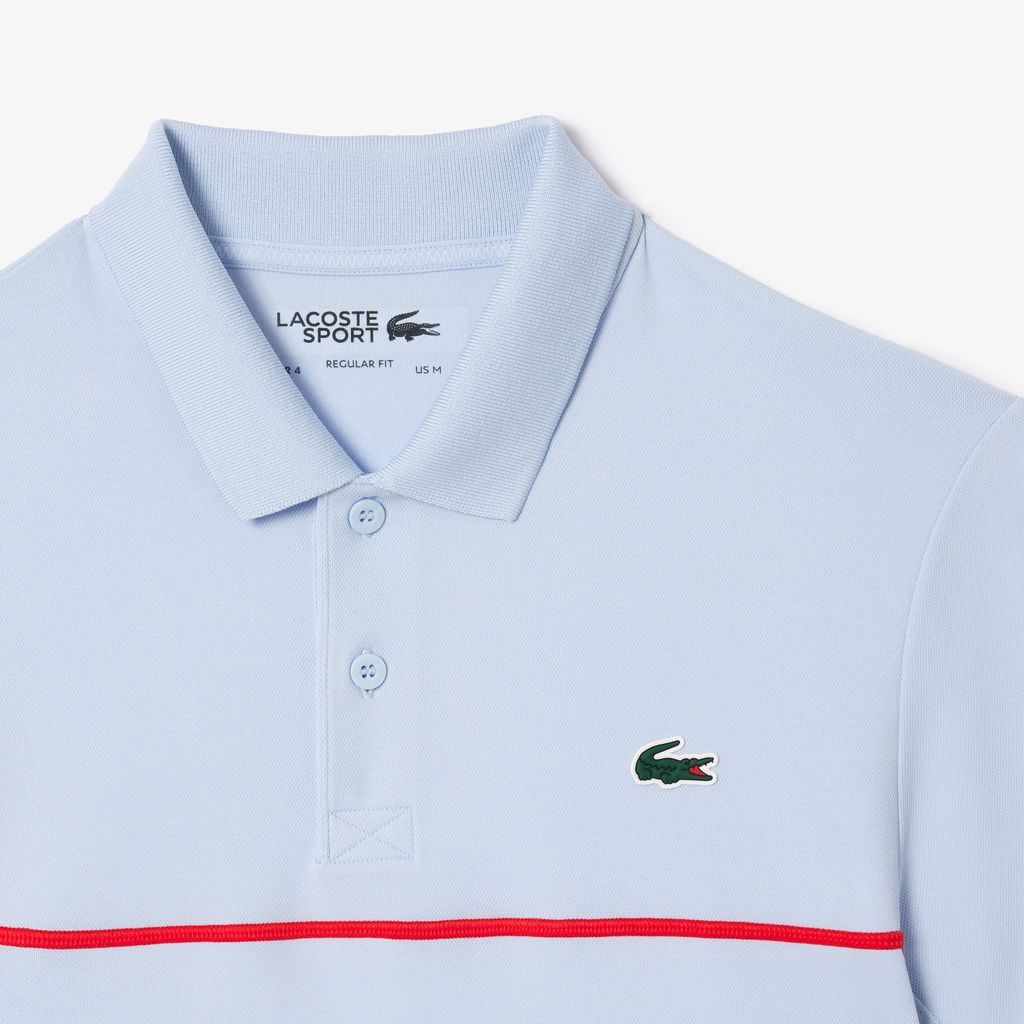 Áo Polo Tennis Lacoste Nam Piqué Dáng Suông Công Nghệ Ultra-Dry