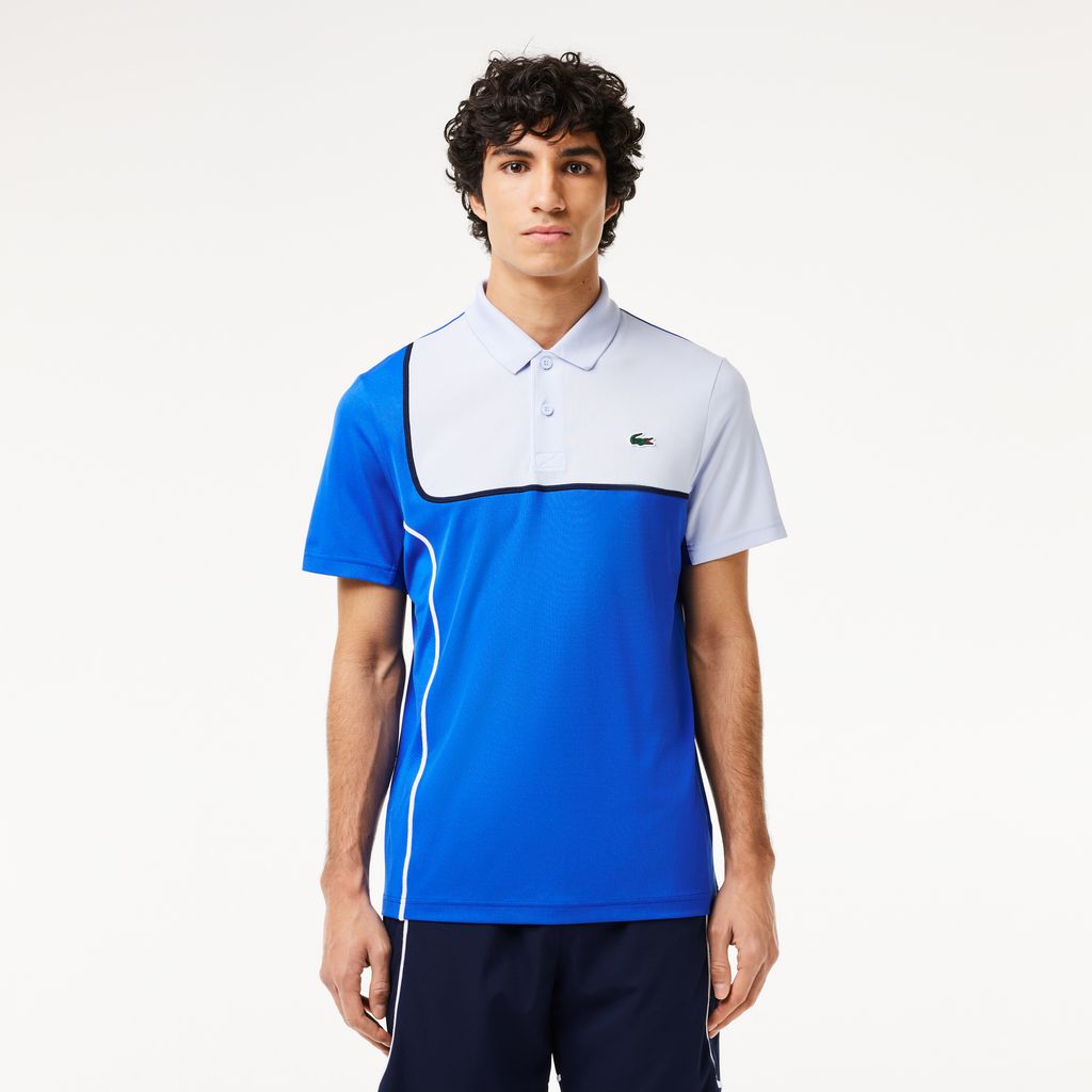Áo Polo Tennis Lacoste Nam Piqué Dáng Suông Công Nghệ Ultra-Dry