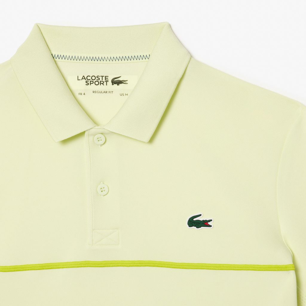 Áo Polo Tennis Lacoste Nam Piqué Dáng Suông Công Nghệ Ultra-Dry