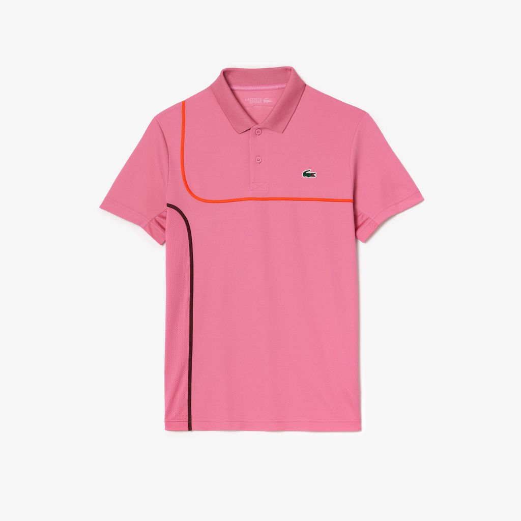 Áo Polo Tennis Lacoste Nam Piqué Dáng Suông Công Nghệ Ultra-Dry