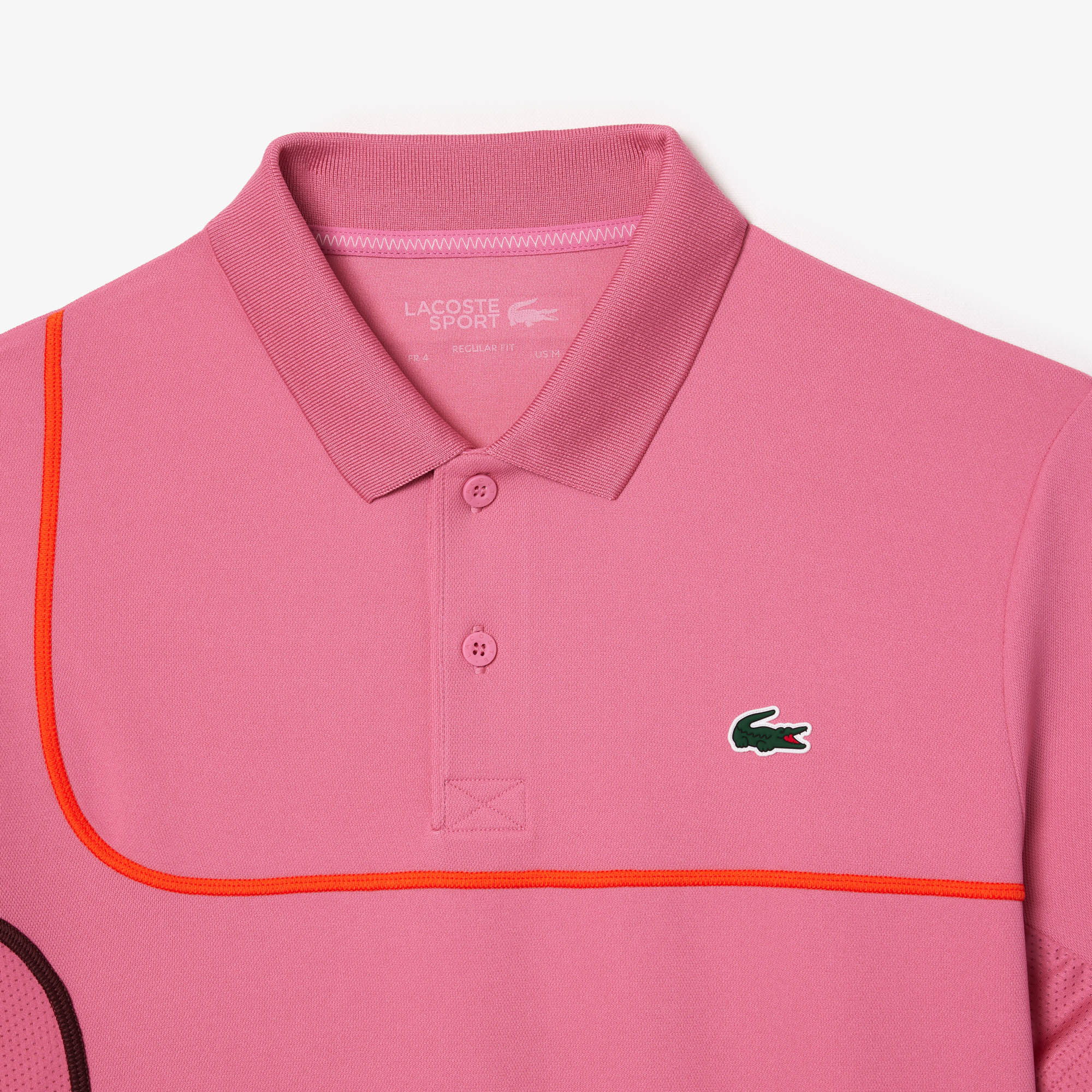 Áo Polo Tennis Lacoste Nam Piqué Dáng Suông Công Nghệ Ultra-Dry