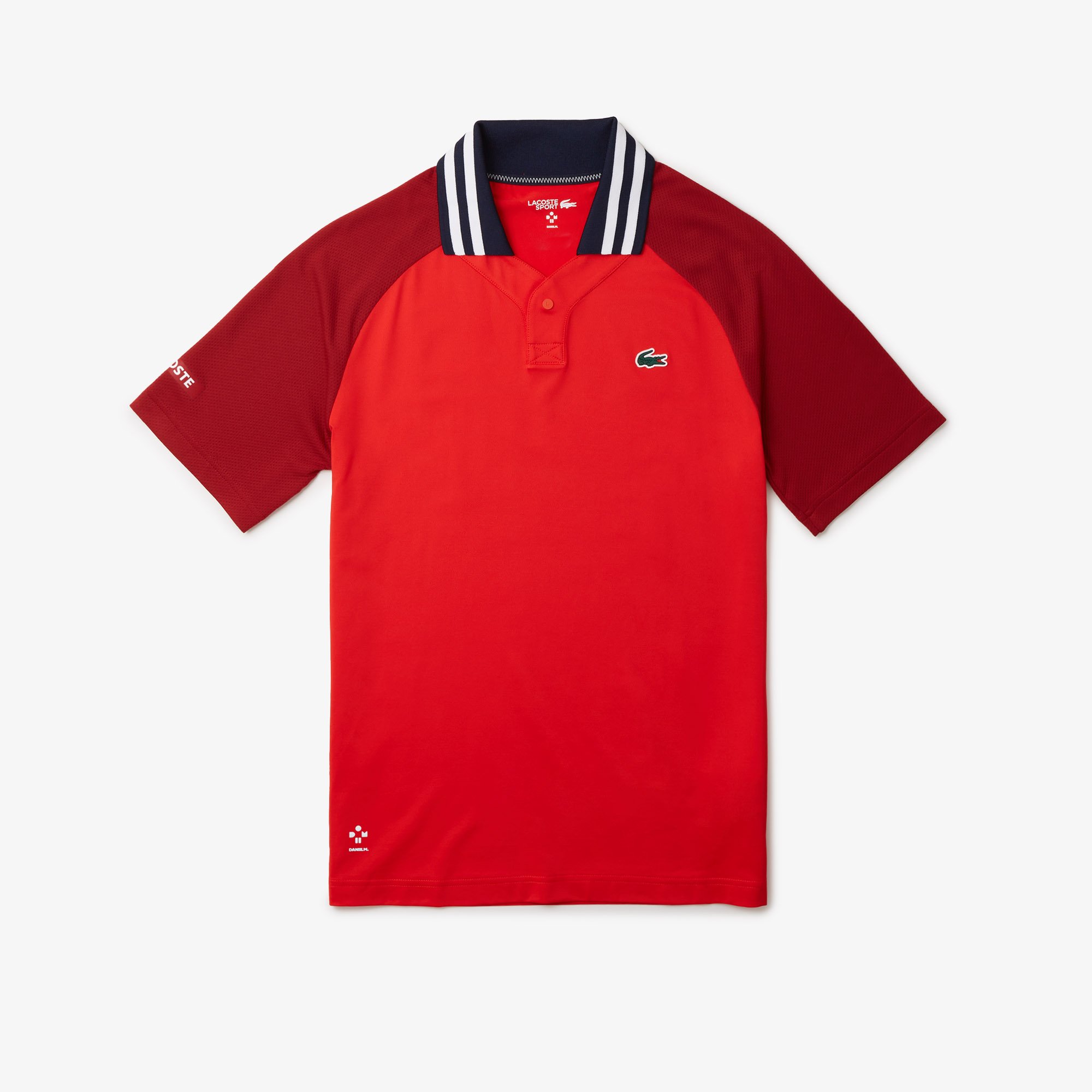 Áo Polo Tennis Lacoste Nam x Daniil Medvedev Ôm Dáng Công Nghệ Ultra-Dry