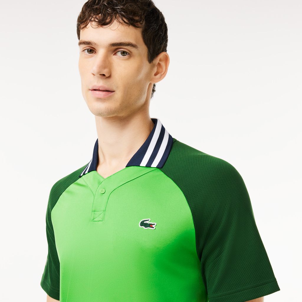 Áo Polo Tennis Lacoste Nam x Daniil Medvedev Ôm Dáng Công Nghệ Ultra-Dry