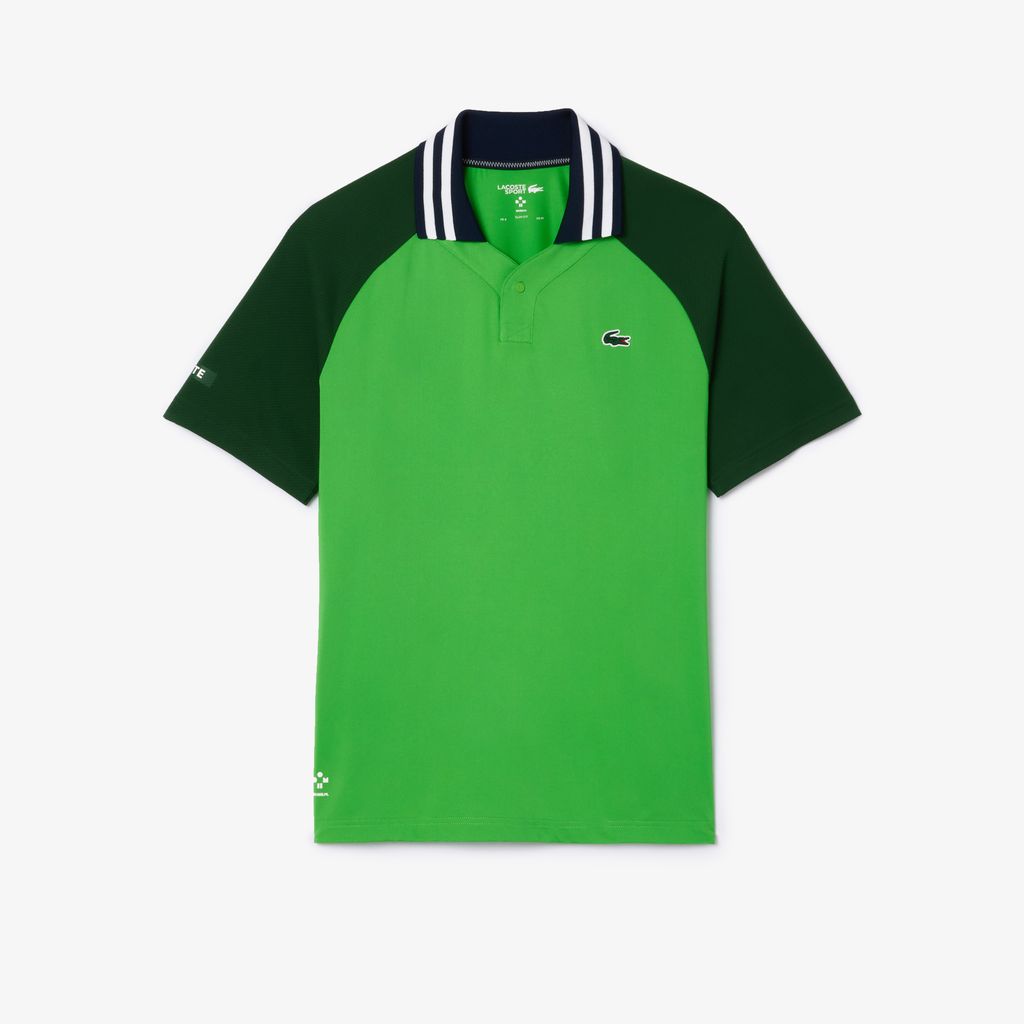 Áo Polo Tennis Lacoste Nam x Daniil Medvedev Ôm Dáng Công Nghệ Ultra-Dry