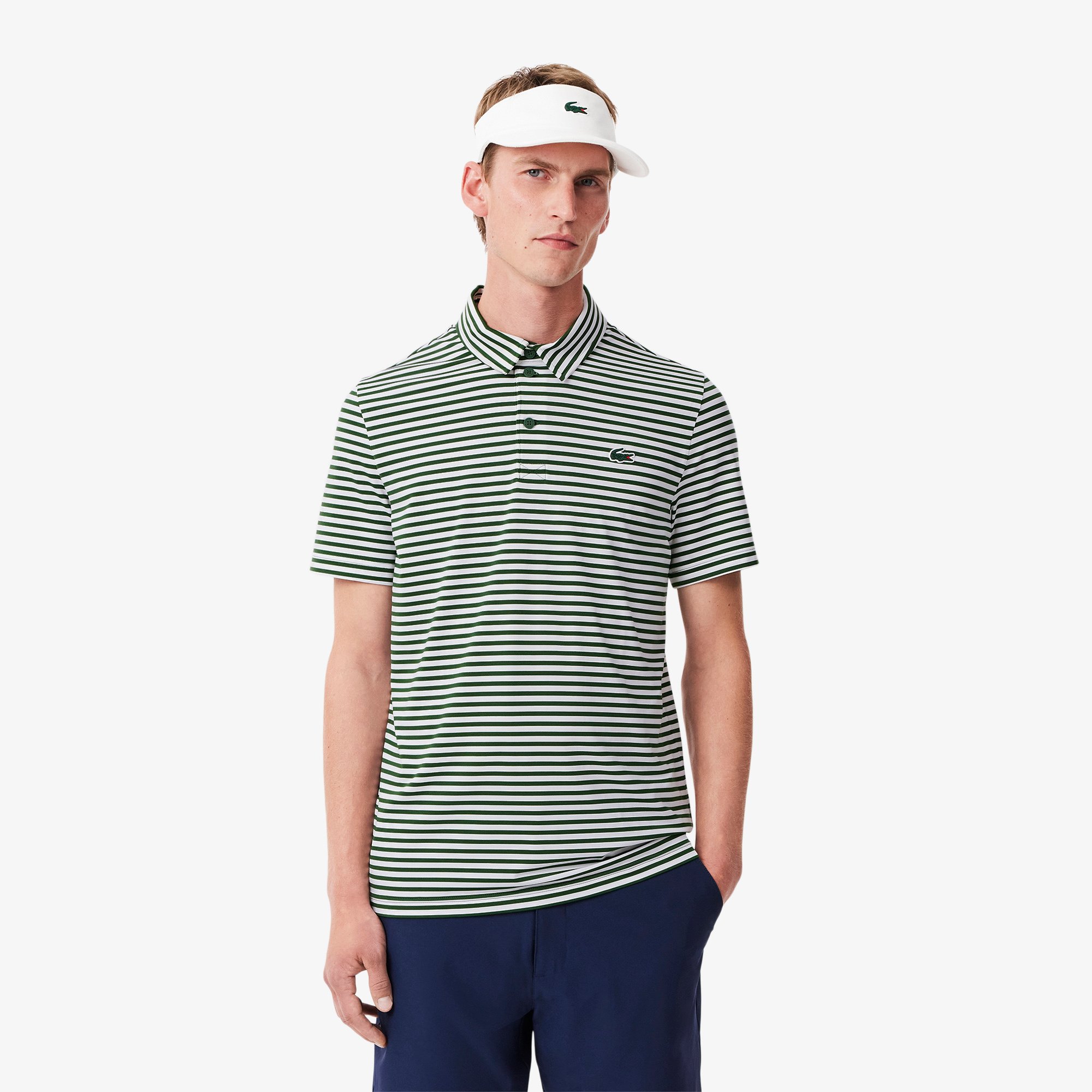 Áo Polo Golf Lacoste Nam Dáng Suông Chống Tia UV