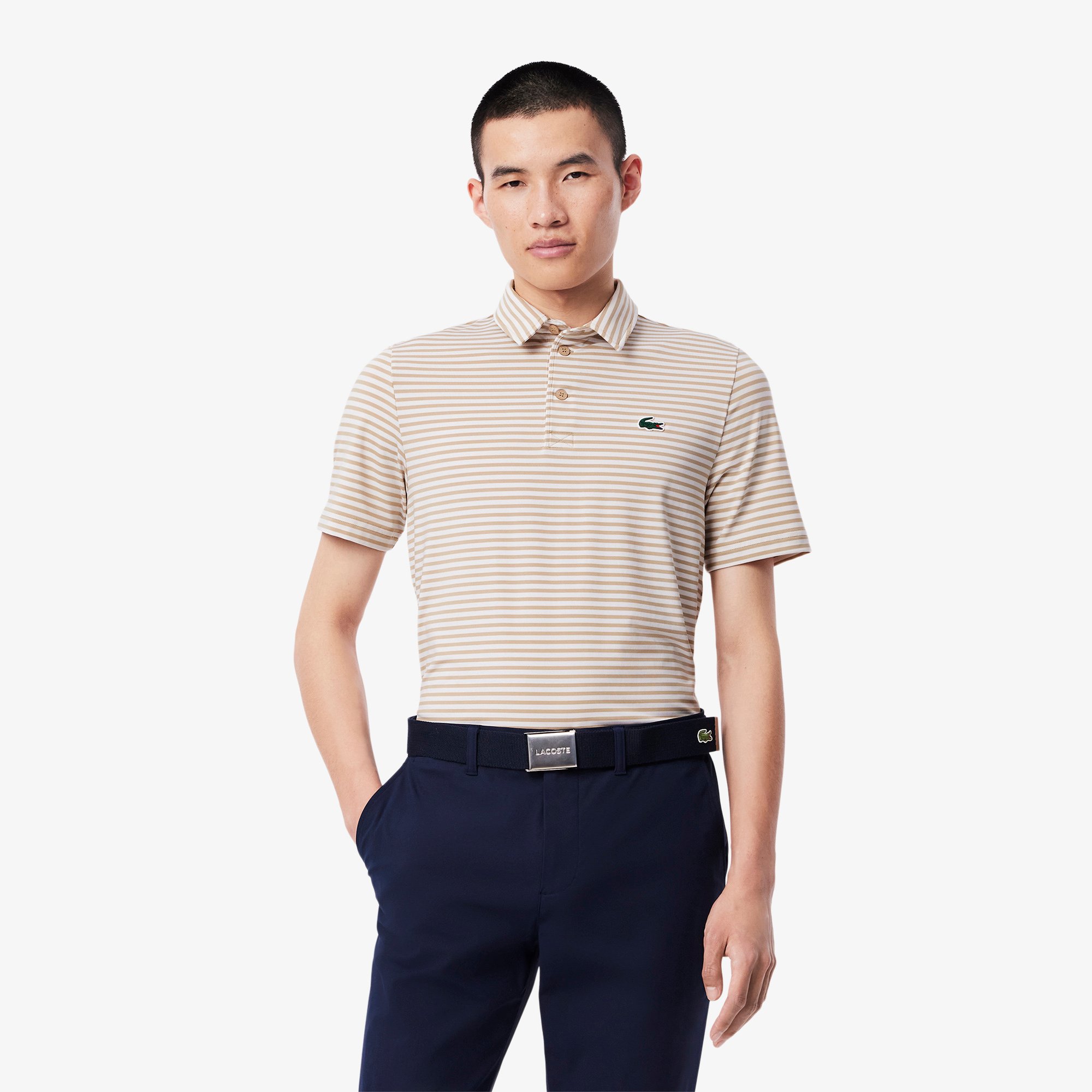 Áo Polo Golf Lacoste Nam Dáng Suông Chống Tia UV