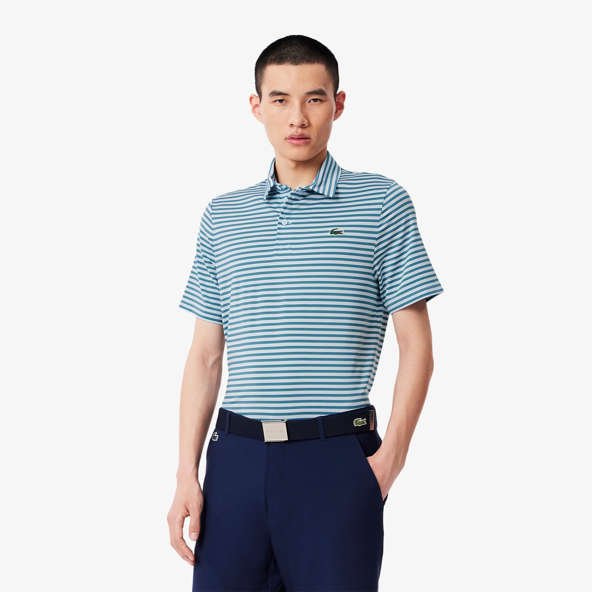 Áo Polo Golf Lacoste Nam Dáng Suông Chống Tia UV