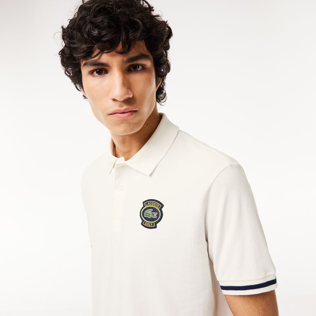 Áo Polo Golf Lacoste Nam Dáng Cổ Điển Chống Tia UV