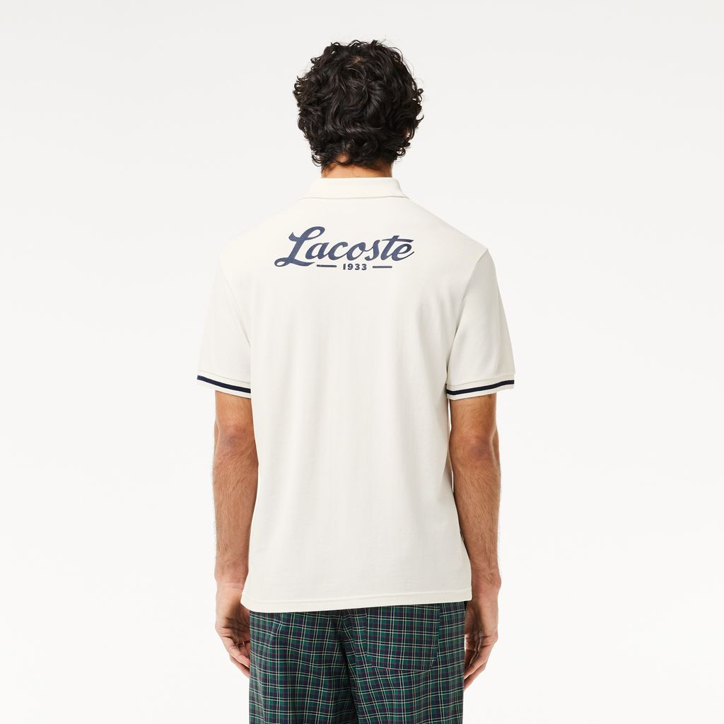 Áo Polo Golf Lacoste Nam Dáng Cổ Điển Chống Tia UV