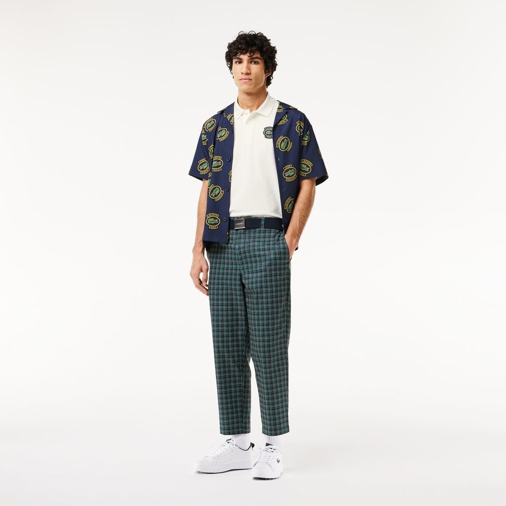 Áo Polo Golf Lacoste Nam Dáng Cổ Điển Chống Tia UV