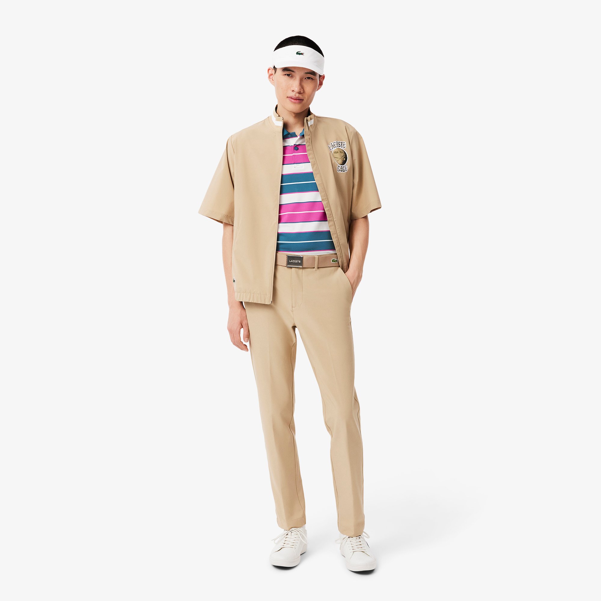 Áo Polo Golf Lacoste Nam Dáng Suông Chống Tia UV